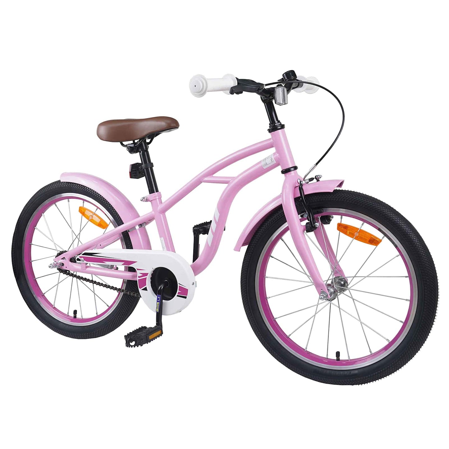 Barnesykkel 18 Tommer for 5-7 år gammel Lys rosa