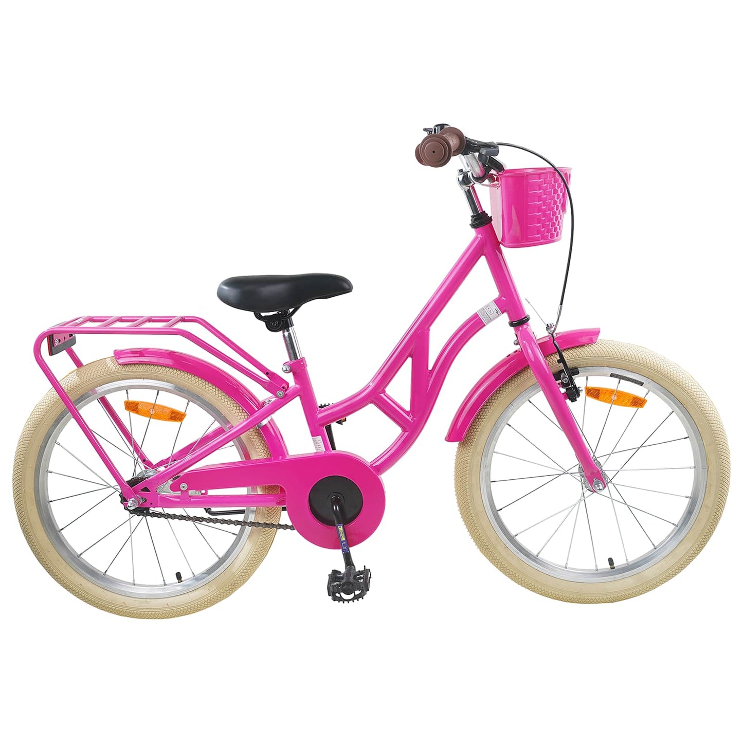 Barnesykkel 20 Tommer for 6-11 år gammel Mørk rosa