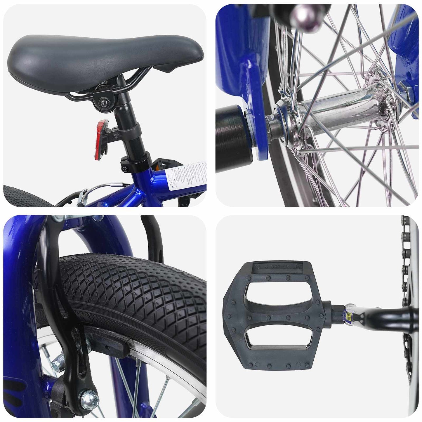 BMX Sykkel 20 Tommer for over 9 år gammel Mørkeblå