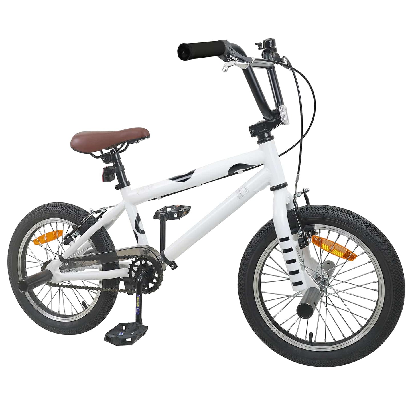 BMX Sykkel 16 Tommer for 5-8 år gamle Hvit