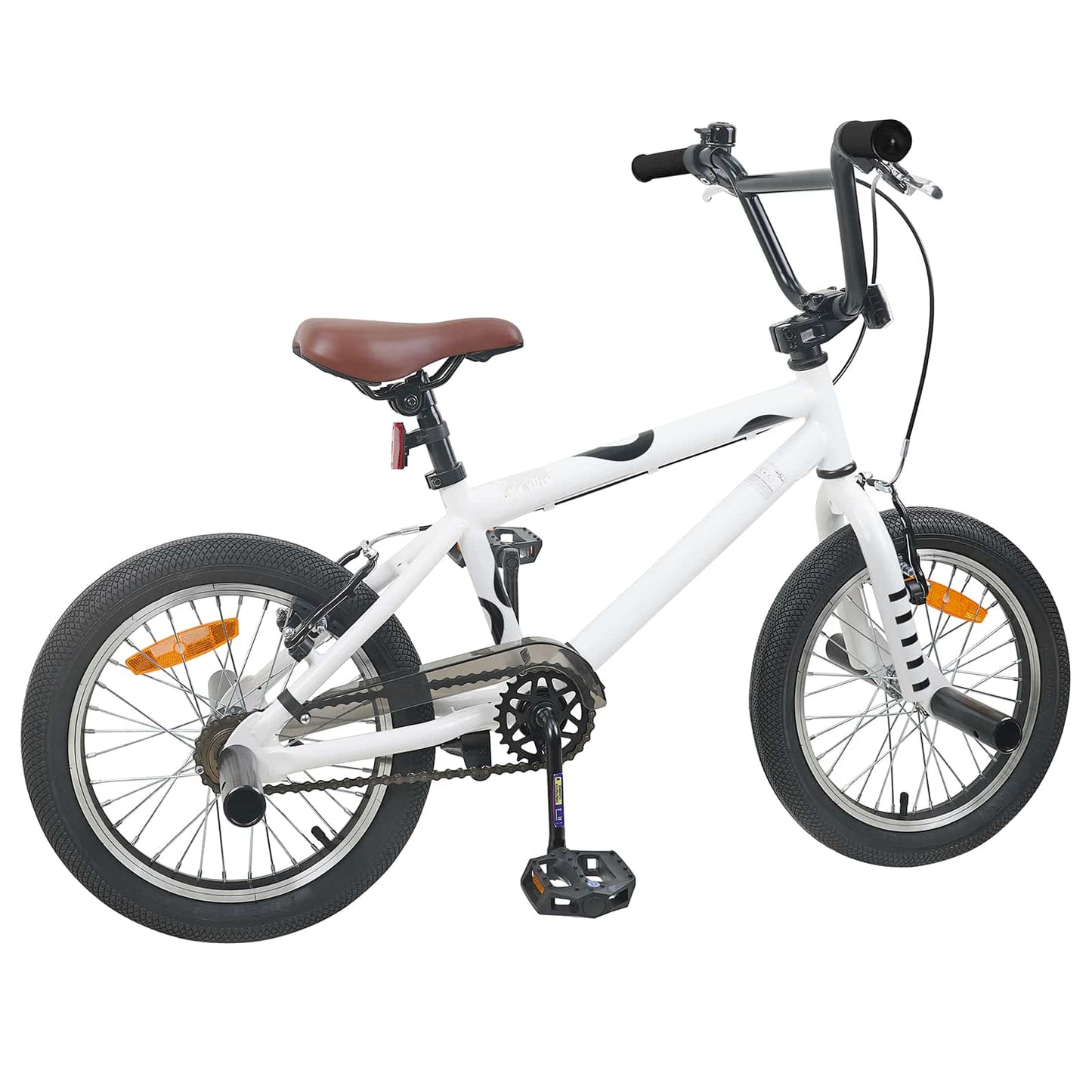 BMX Sykkel 16 Tommer for 5-8 år gamle Hvit