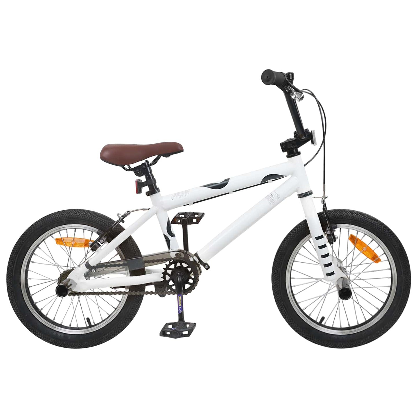 BMX Sykkel 16 Tommer for 5-8 år gamle Hvit