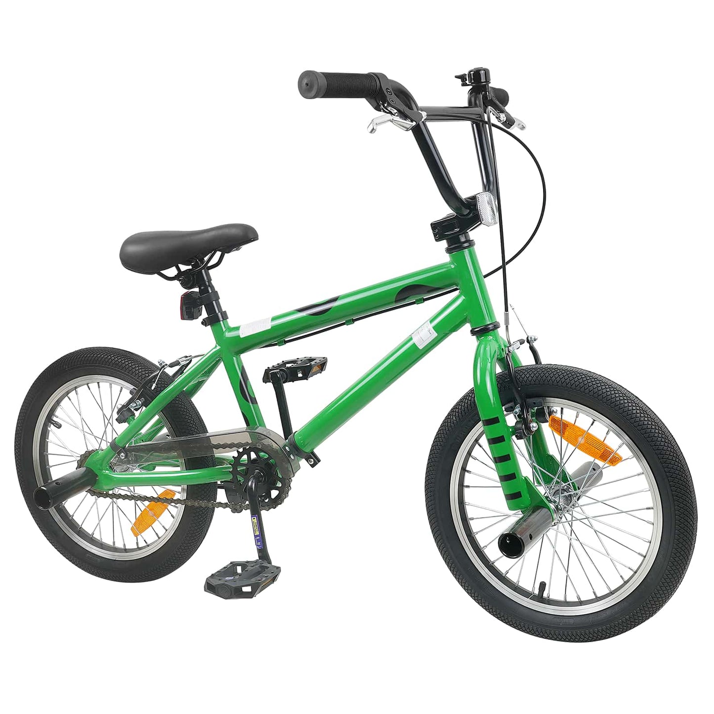BMX Sykkel 16 Tommer for 5-8 år gamle Grønn