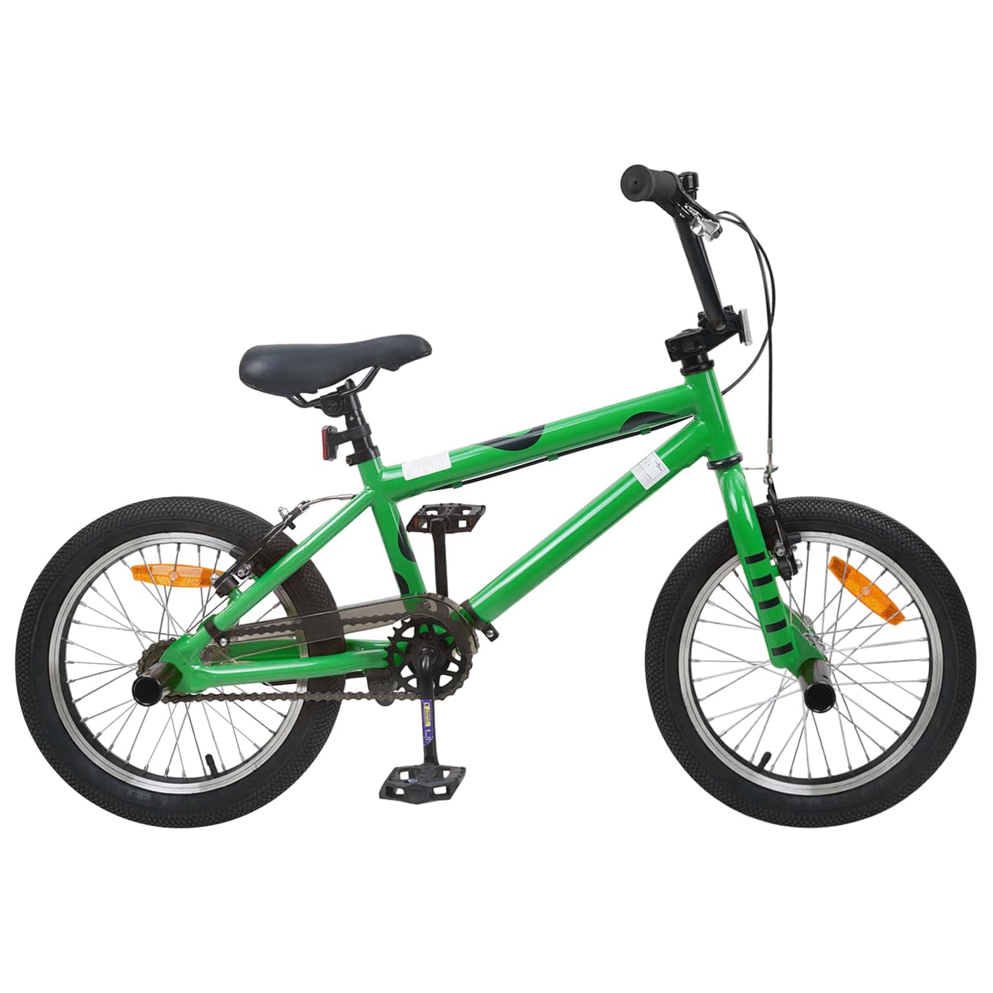 BMX Sykkel 16 Tommer for 5-8 år gamle Grønn