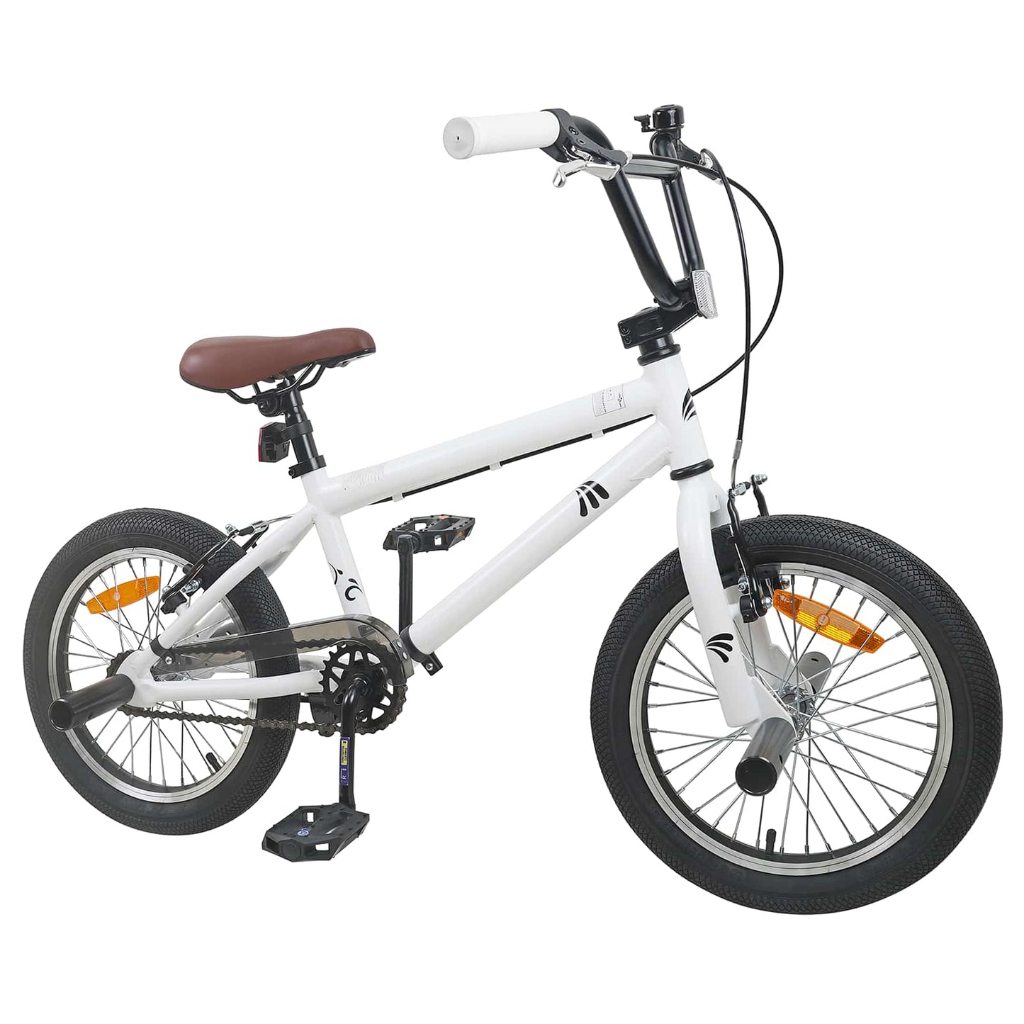 BMX Sykkel 16 Tommer for 5-8 år gamle Hvit