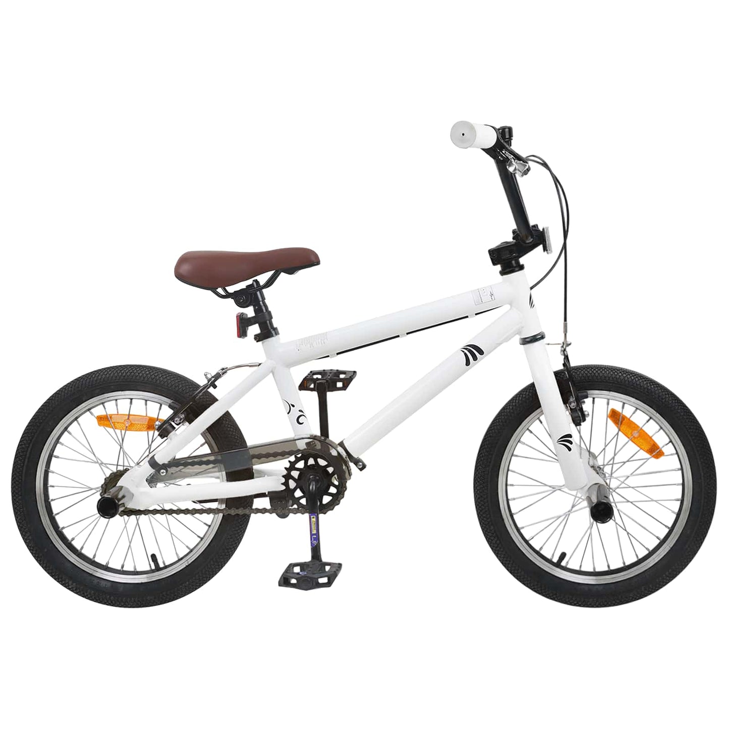 BMX Sykkel 16 Tommer for 5-8 år gamle Hvit