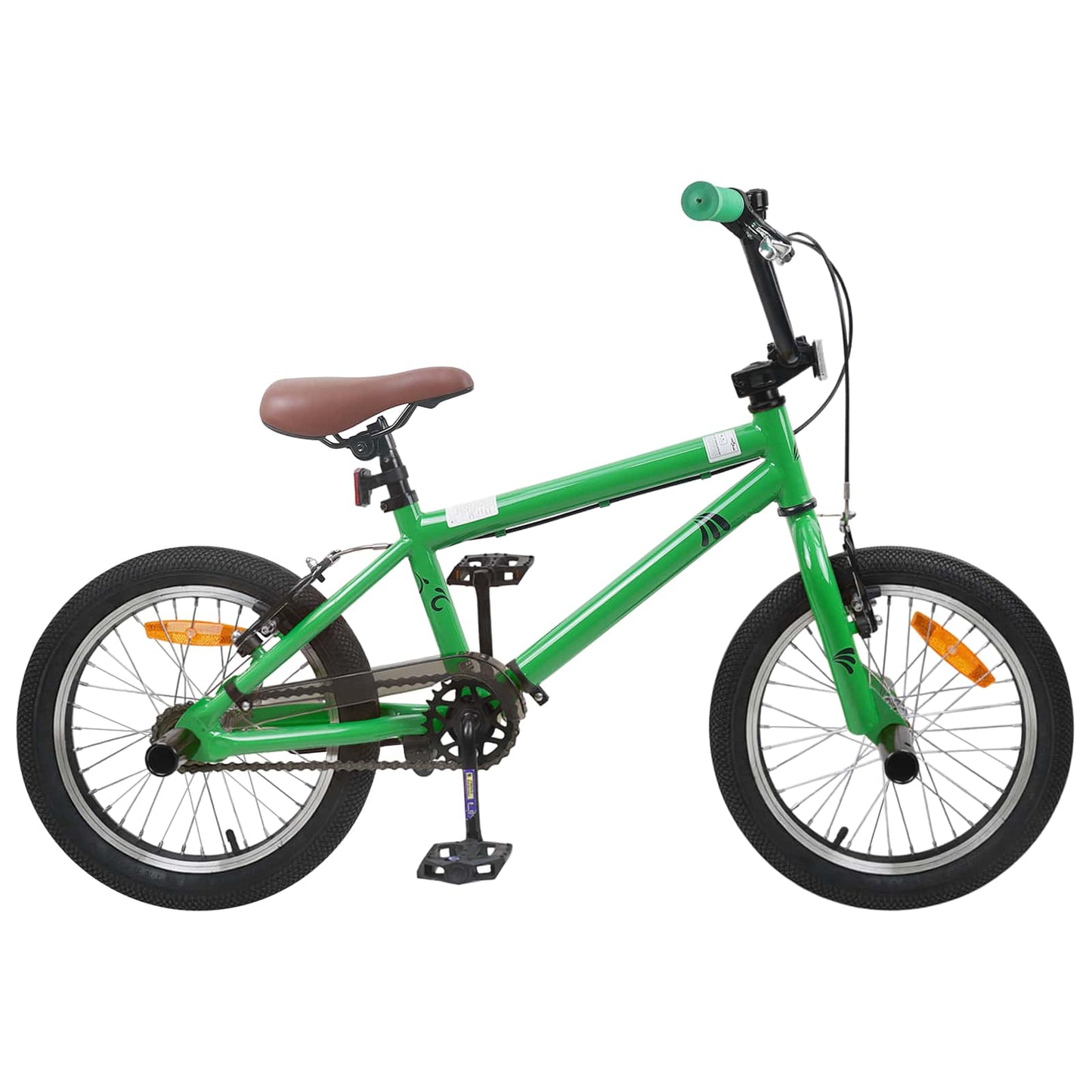 BMX Sykkel 16 Tommer for 5-8 år gamle Grønn