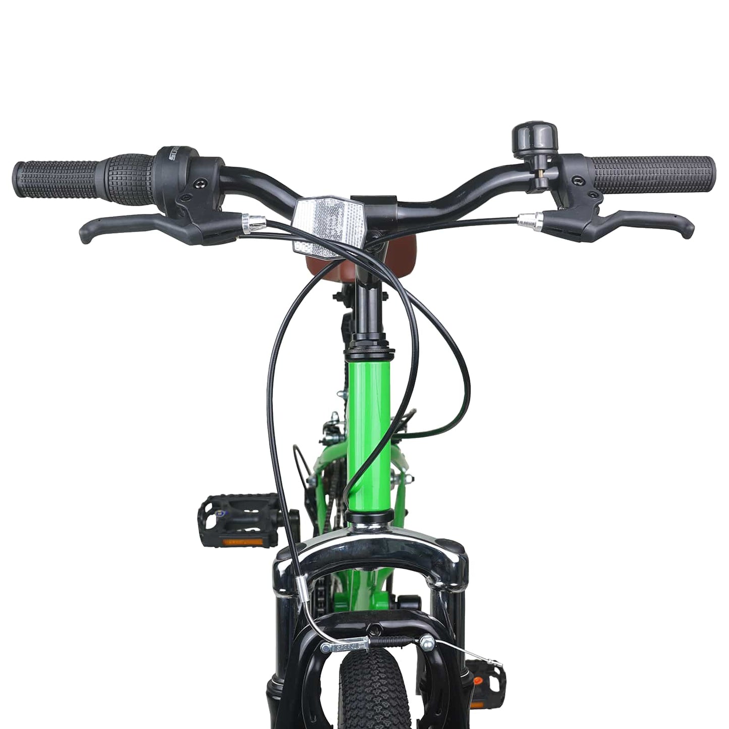 Kids Mountain Bike 20 Tommer 6-Speed for 5-8 år gamle grønn vidaXL