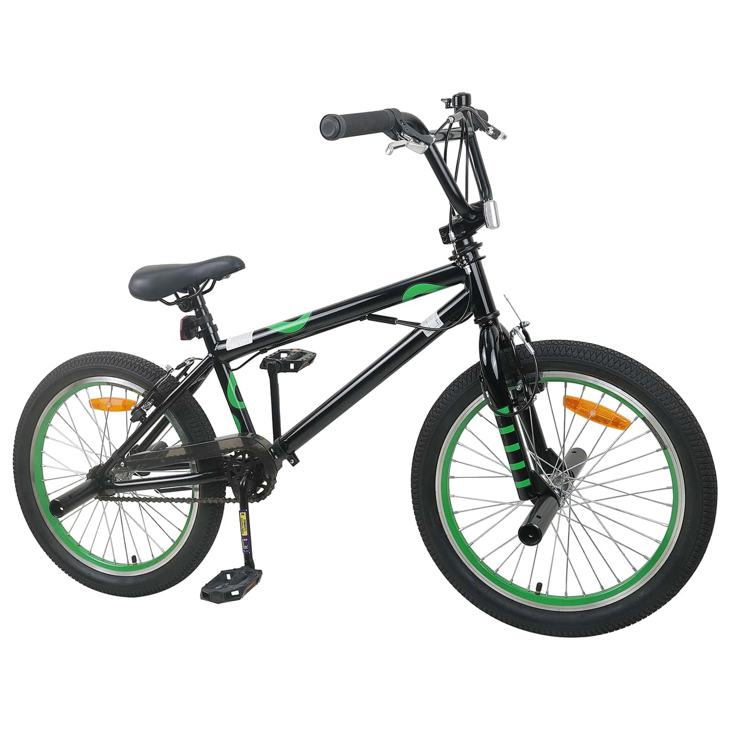 BMX Sykkel 20 Tommer for over 9 år gammel Svart