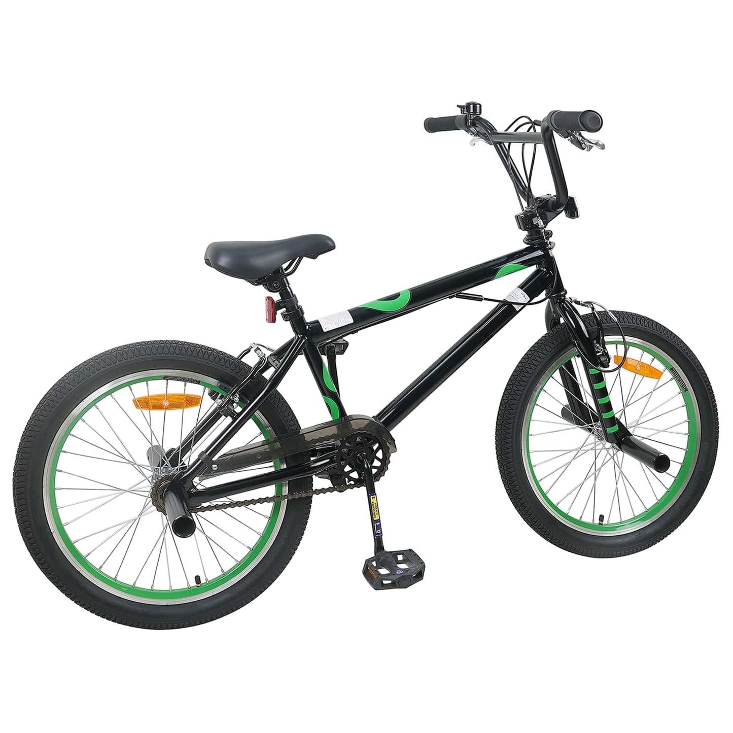 BMX Sykkel 20 Tommer for over 9 år gammel Svart