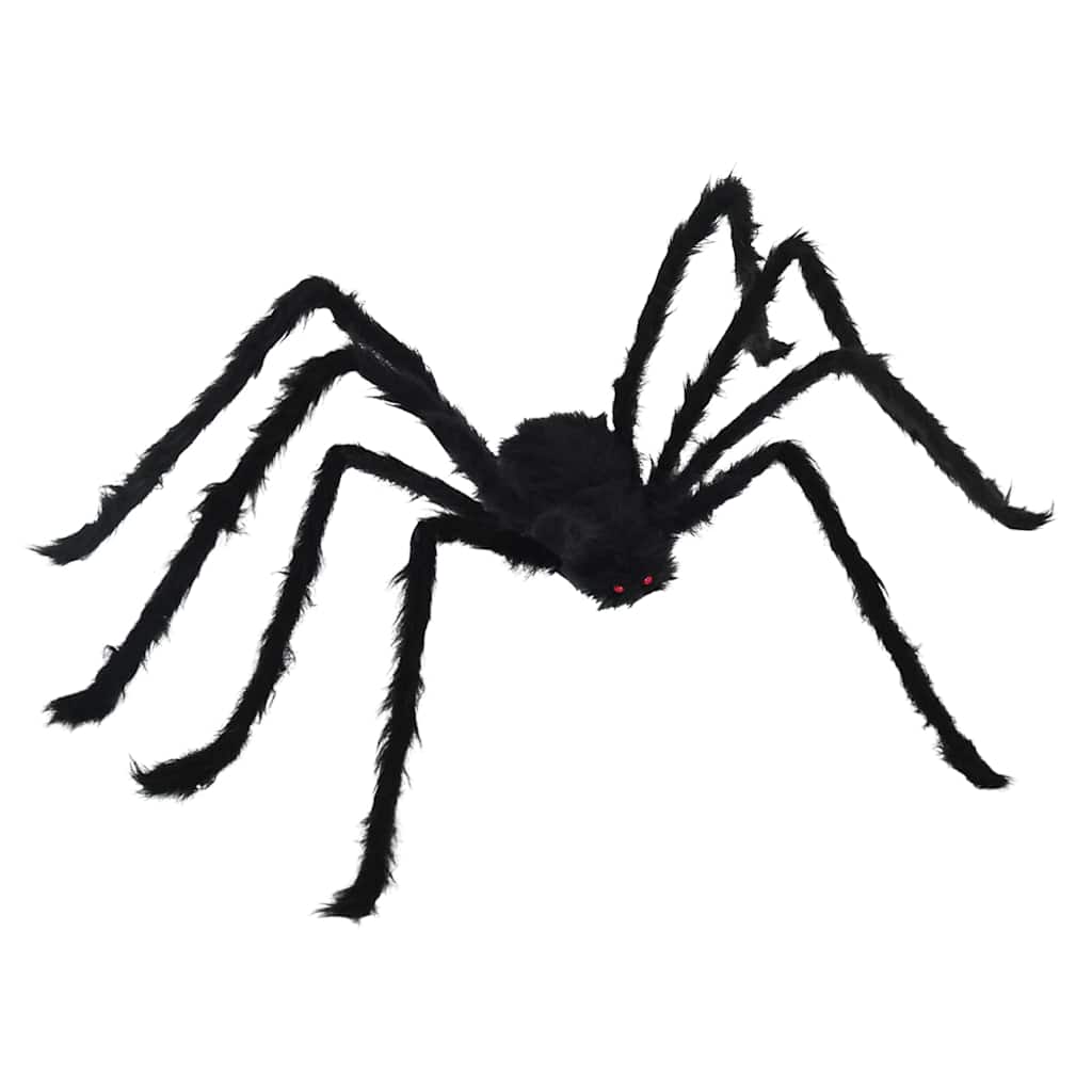 Halloween edderkoppdekorasjon med nett 4 pcs Svart og hvit