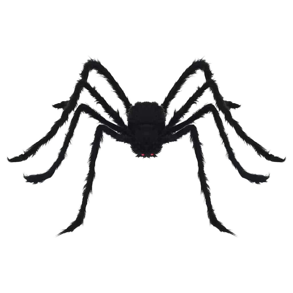 Halloween edderkoppdekorasjon med nett 4 pcs Svart og hvit