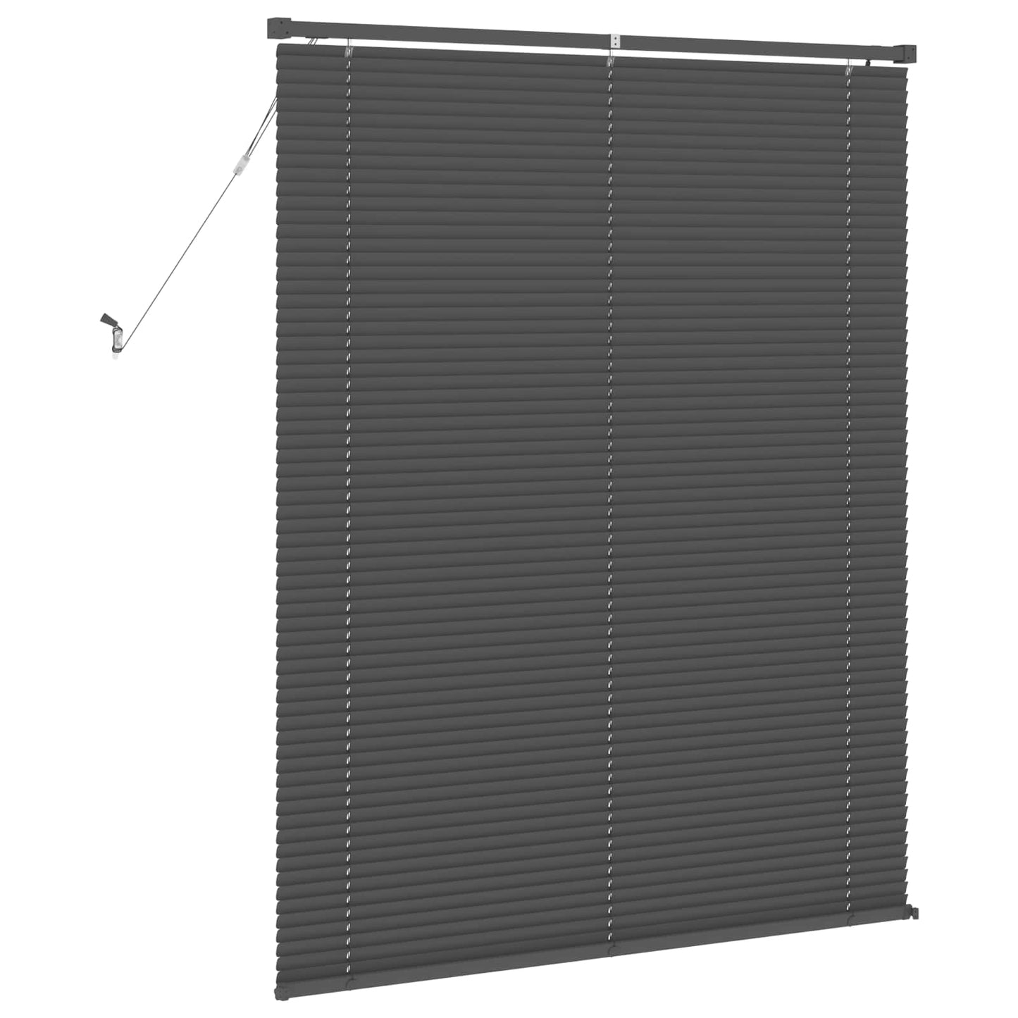 Venetiansk persienne Sølvgrå 150 x 120 cm 25 mm PVC