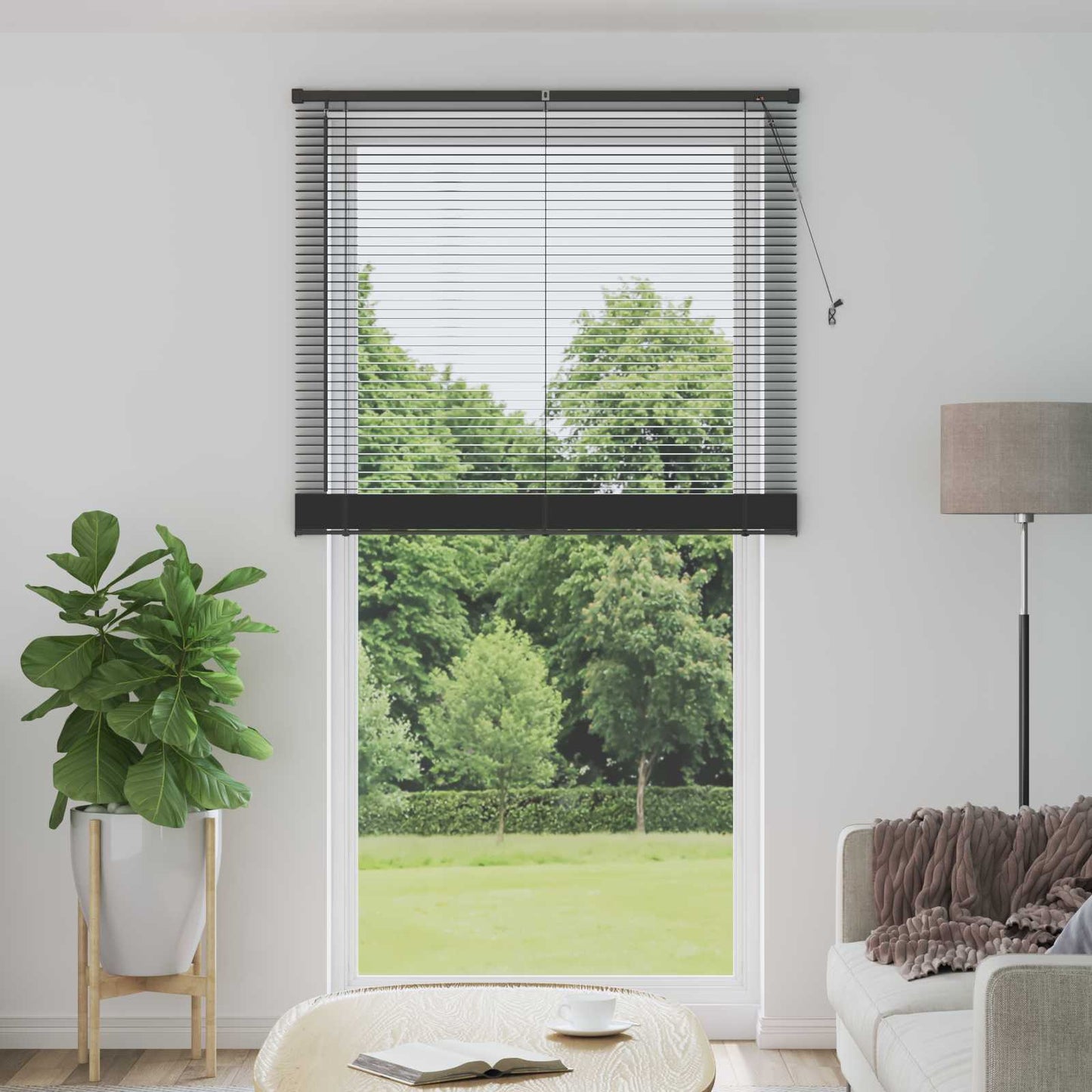 Venetiansk persienne Sølvgrå 213 x 110 cm PVC