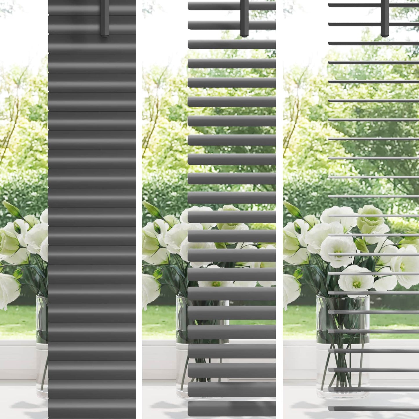 Venetiansk persienne Sølvgrå 213 x 110 cm PVC