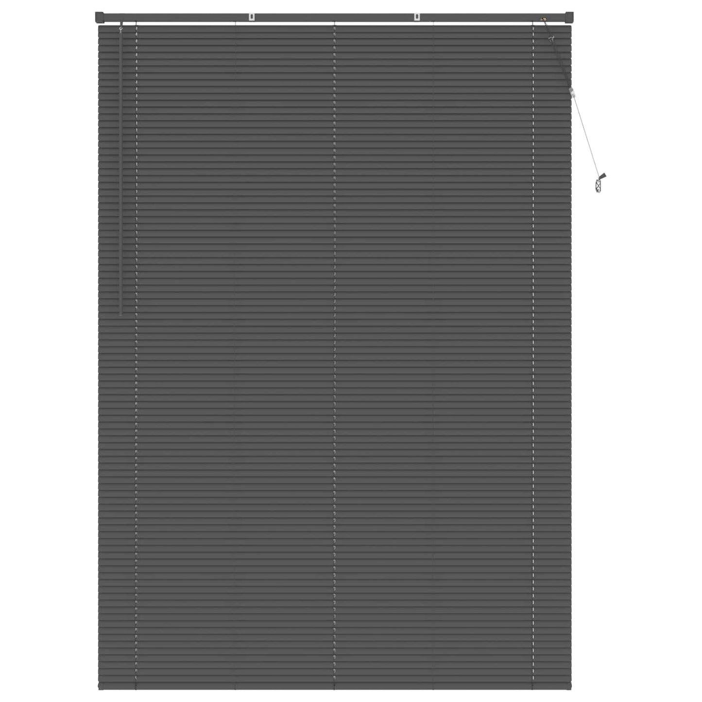 Venetiansk persienne Sølvgrå 213 x 140 cm PVC