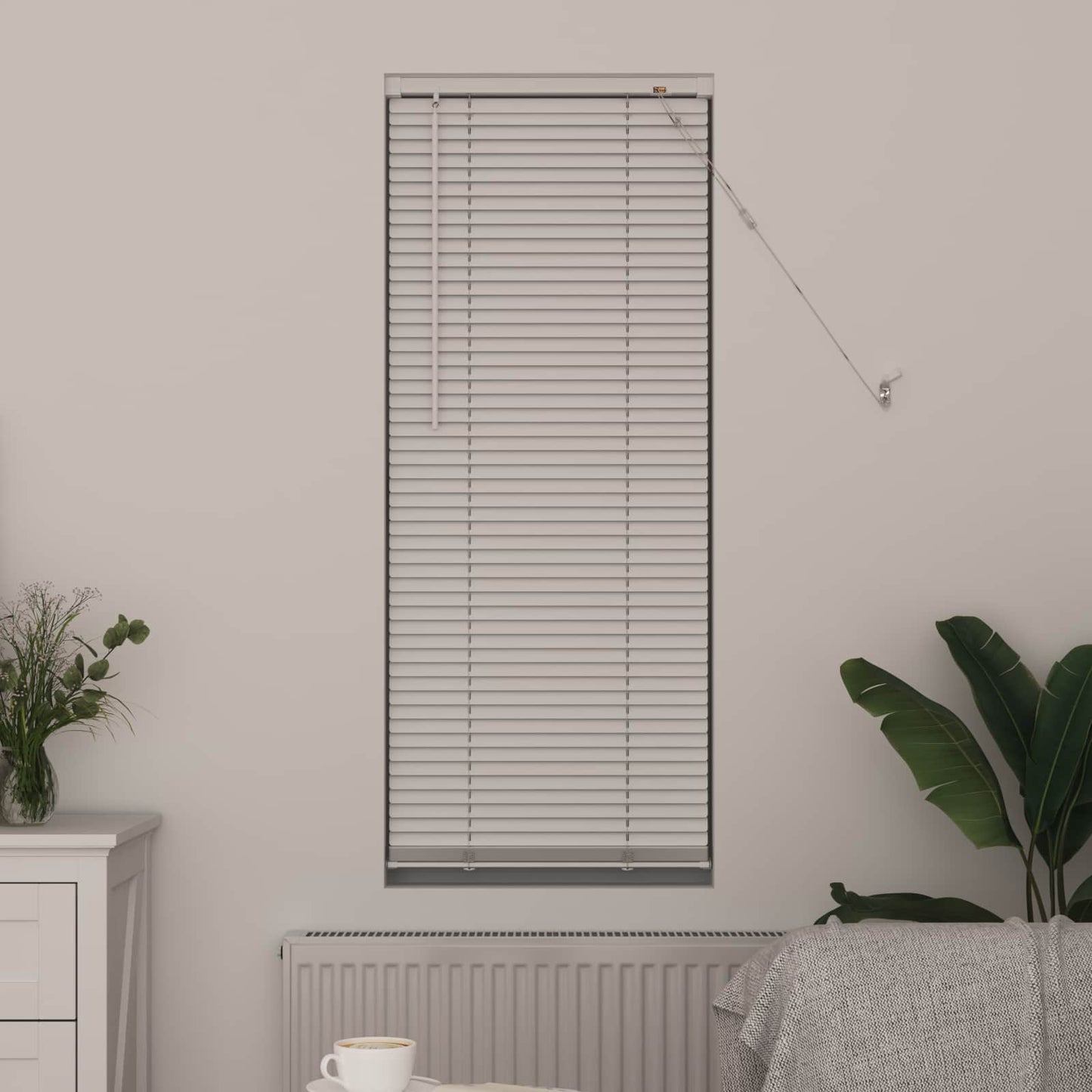 Venetiansk persienne Hvit 150 x 50 cm PVC