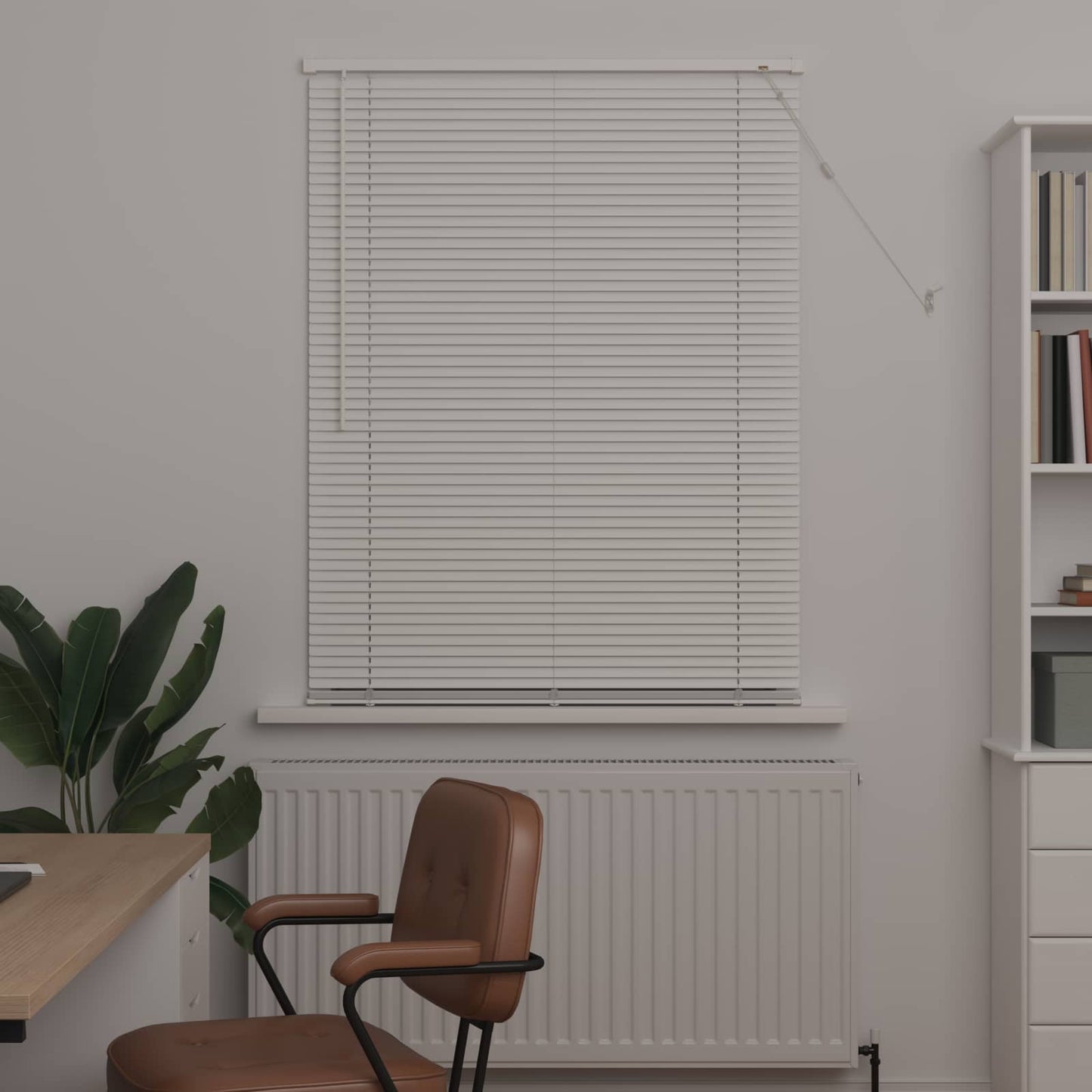 Venetiansk persienne Hvit 150 x 100 cm PVC