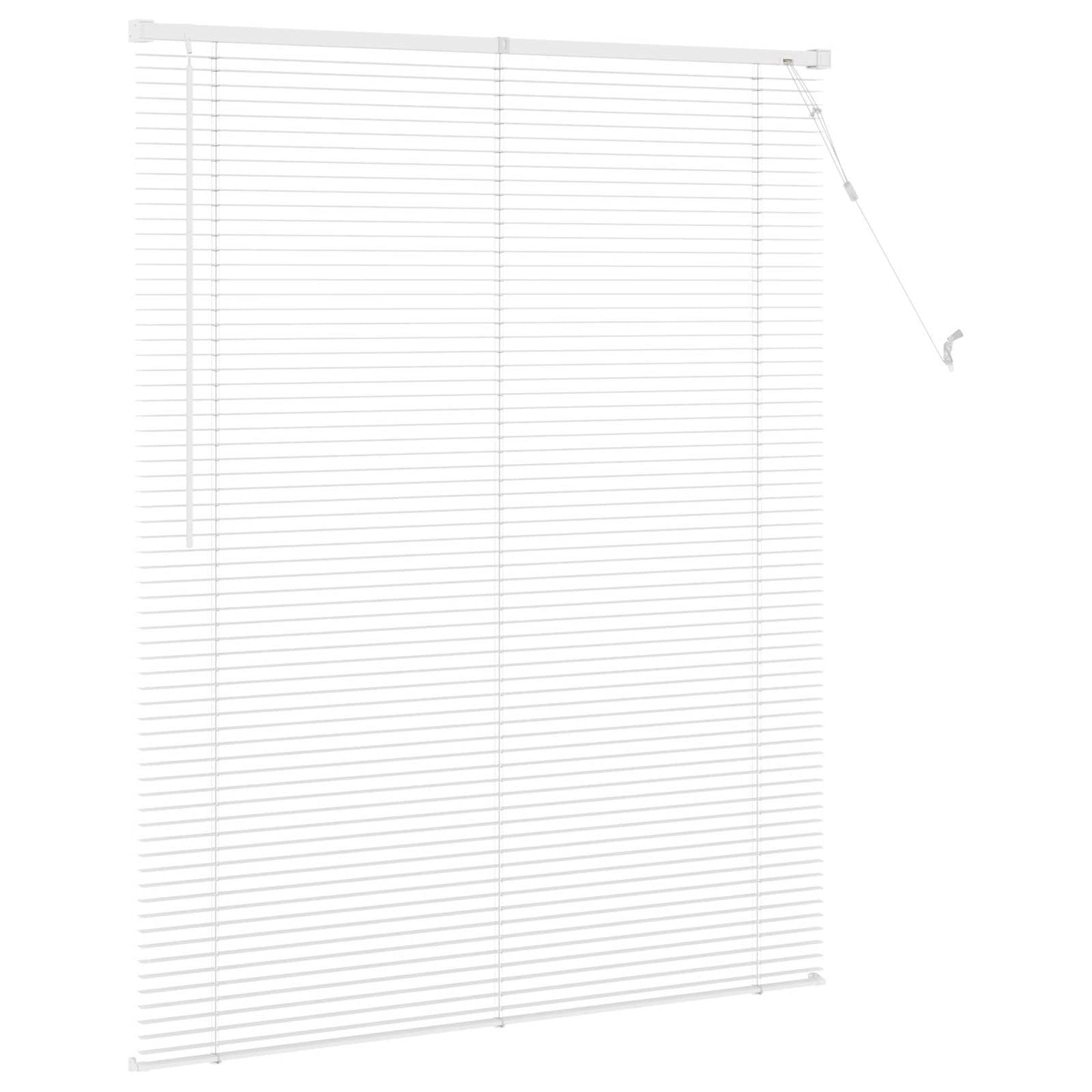 Venetiansk persienne Hvit 150 x 110 cm 25 mm PVC