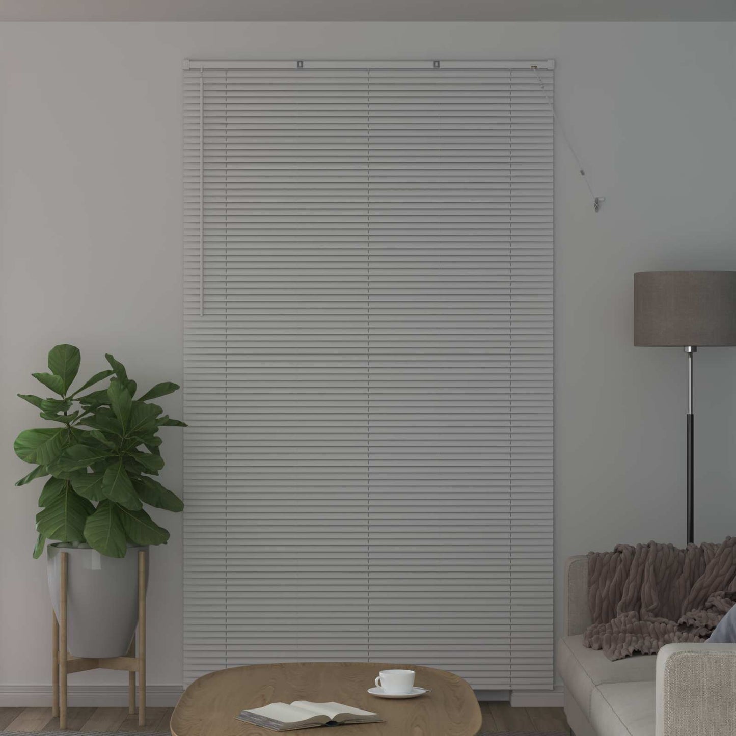 Venetiansk persienne Justerbar Hvit 213 x 160 cm PVC vidaXL