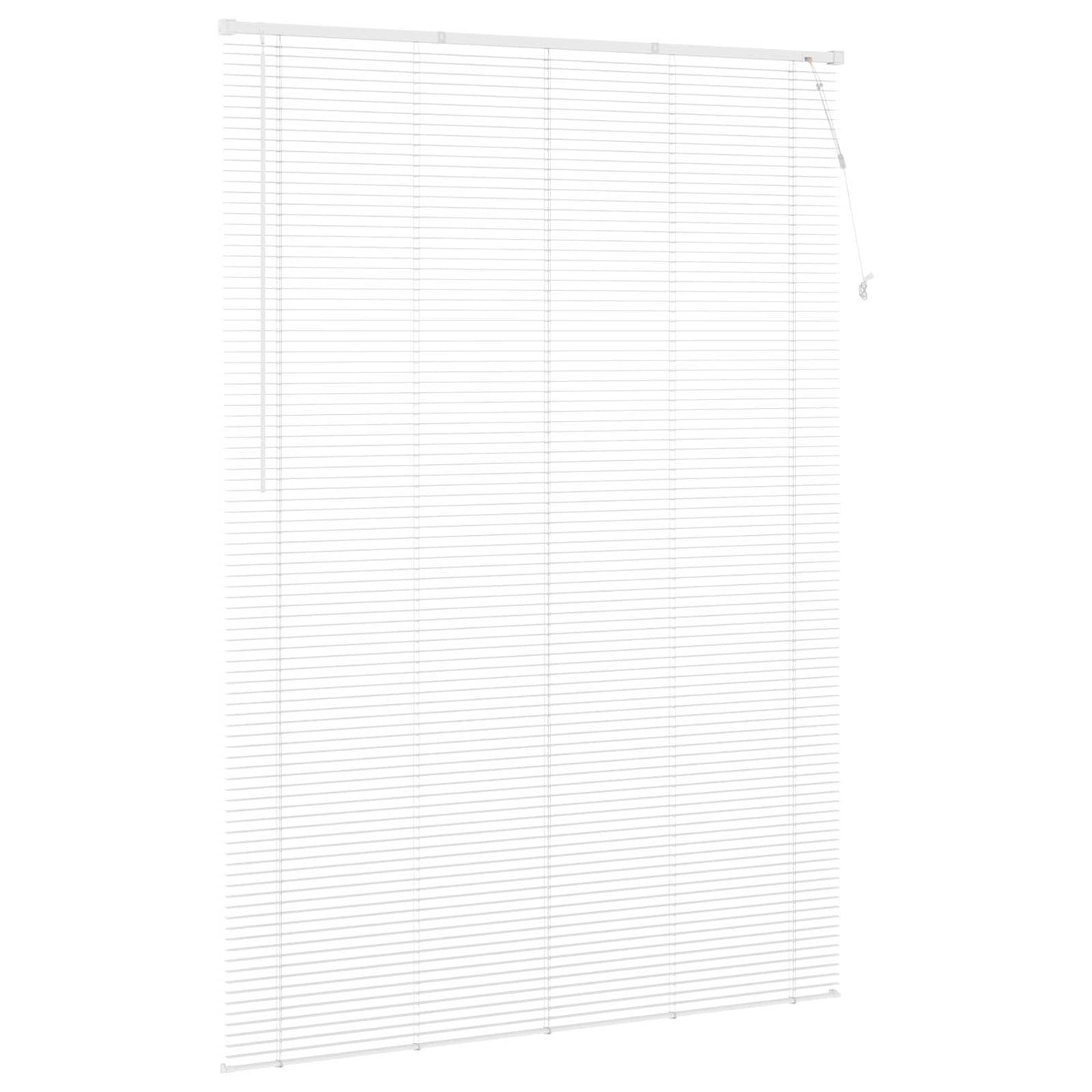 Venetiansk persienne Justerbar Hvit 213 x 160 cm PVC vidaXL