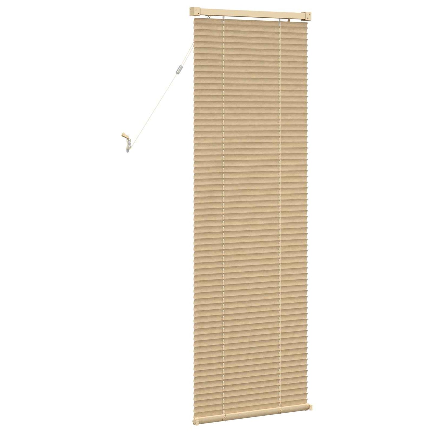 Venetiansk persienne Lys Brun med Mønster 150 x 50 cm 25 mm PVC