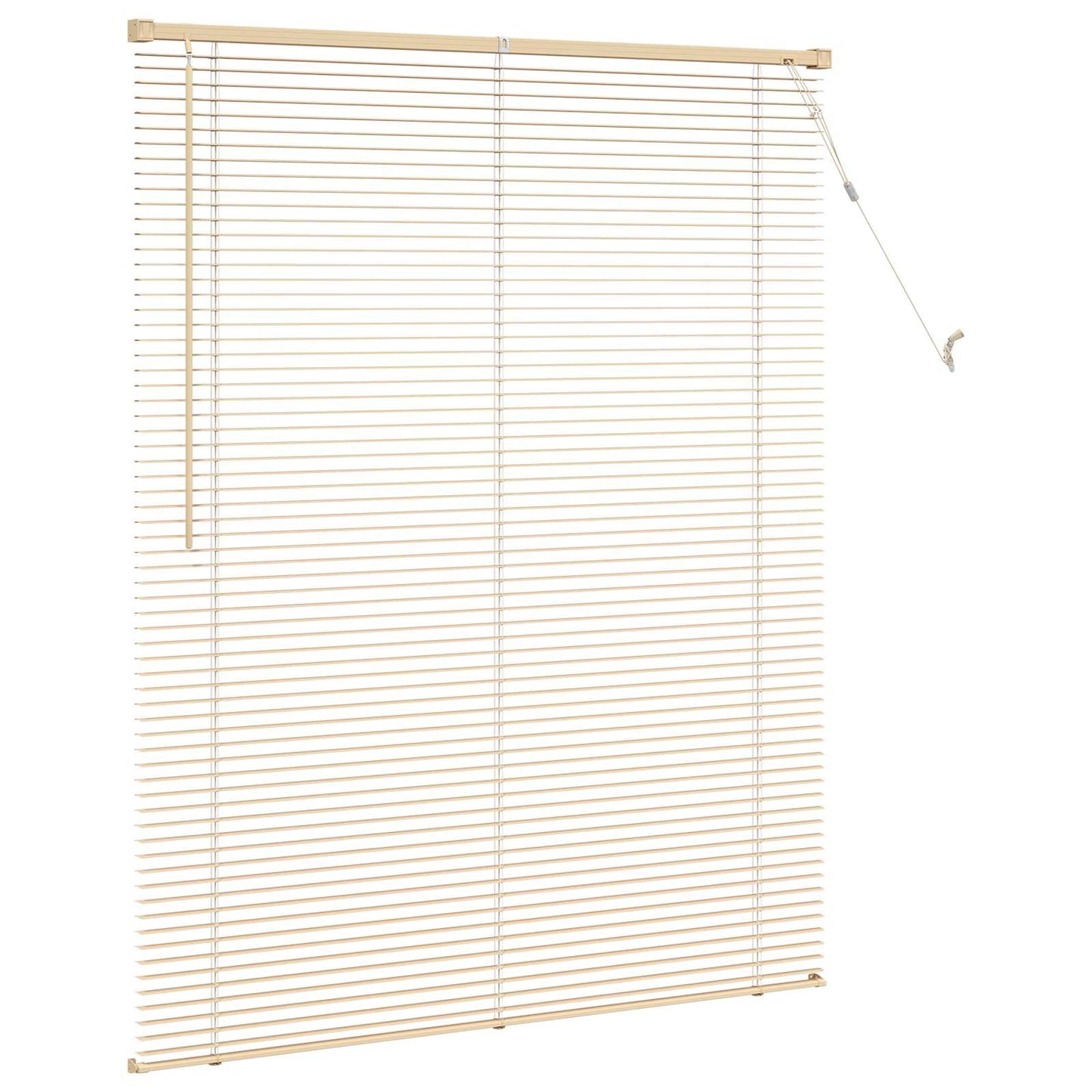 Venetiansk persienne Lys Brun med Mønster 150 x 110 cm 25 mm