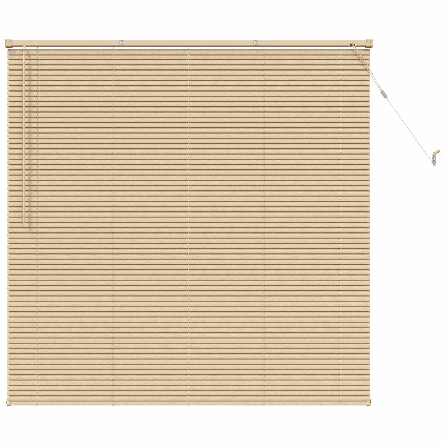 Venetiansk persienne Lys Brun med Mønster 150 x 140 cm 25 mm