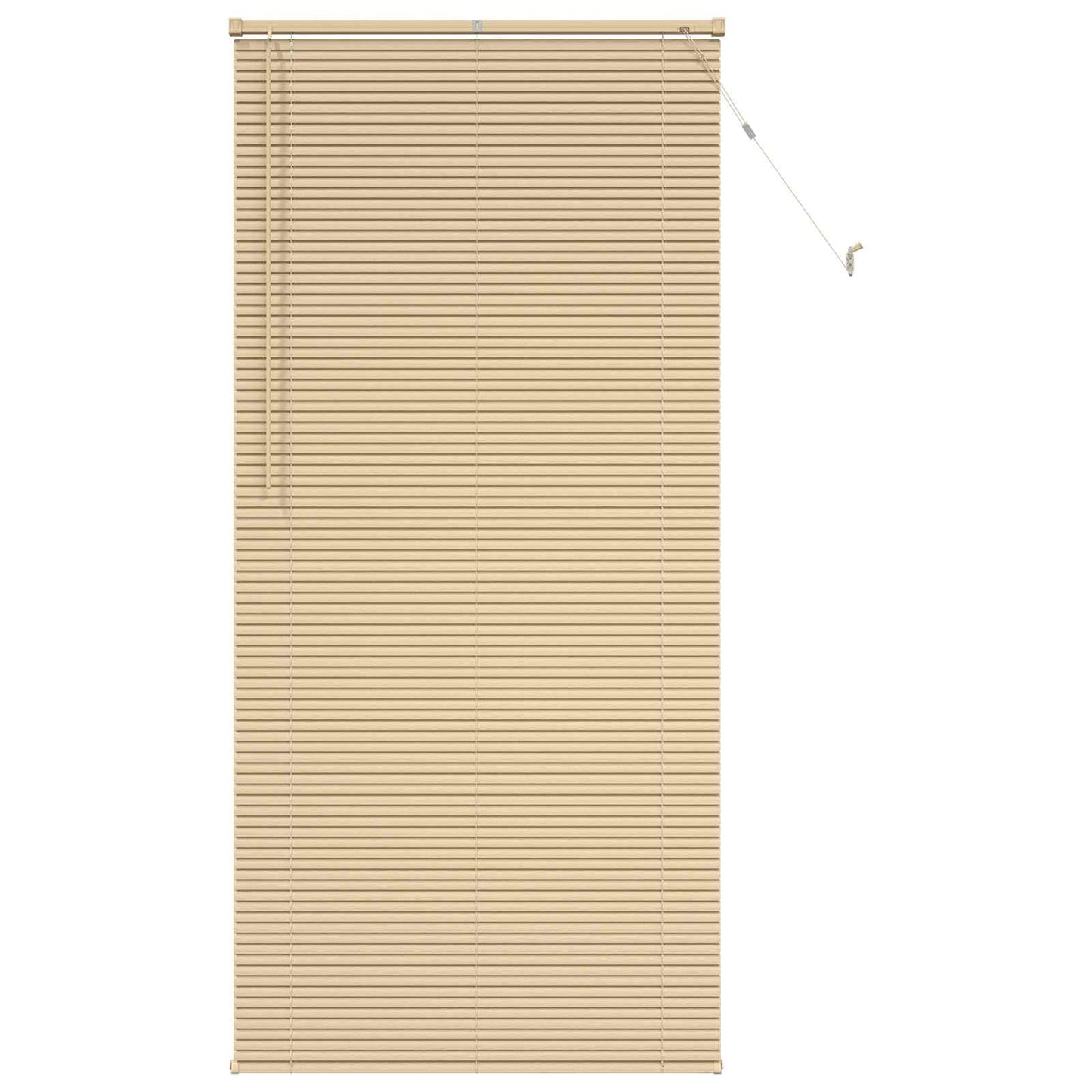Venetiansk persienne Lys Brun med Mønster 213 x 100 cm 25 mm