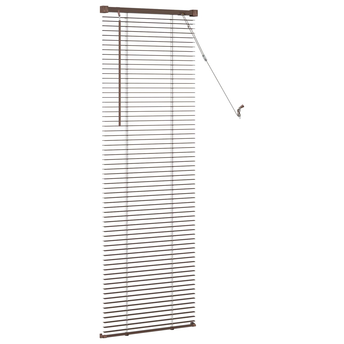 Venetiansk persienne Mørk Brun med Mønster 150 x 50 cm PVC