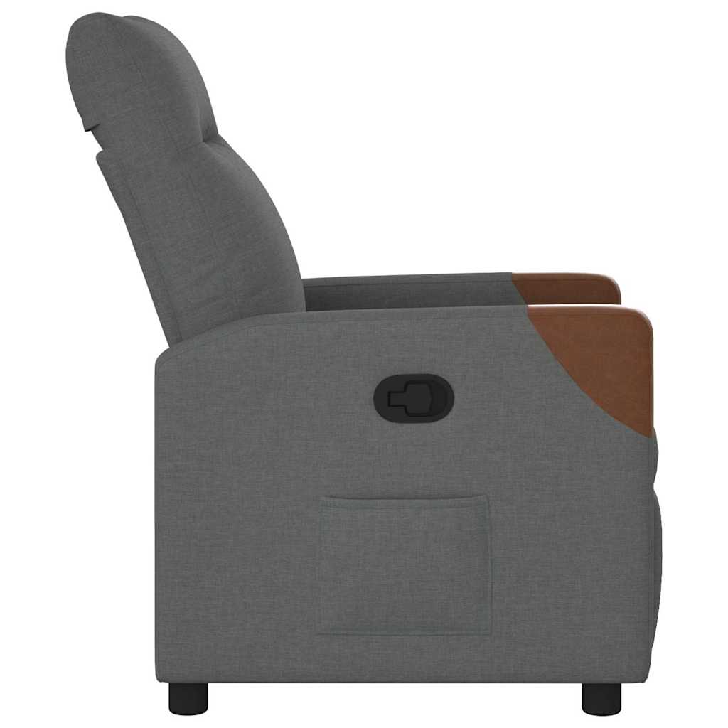 Reclinerstol Mørkegrå stoff