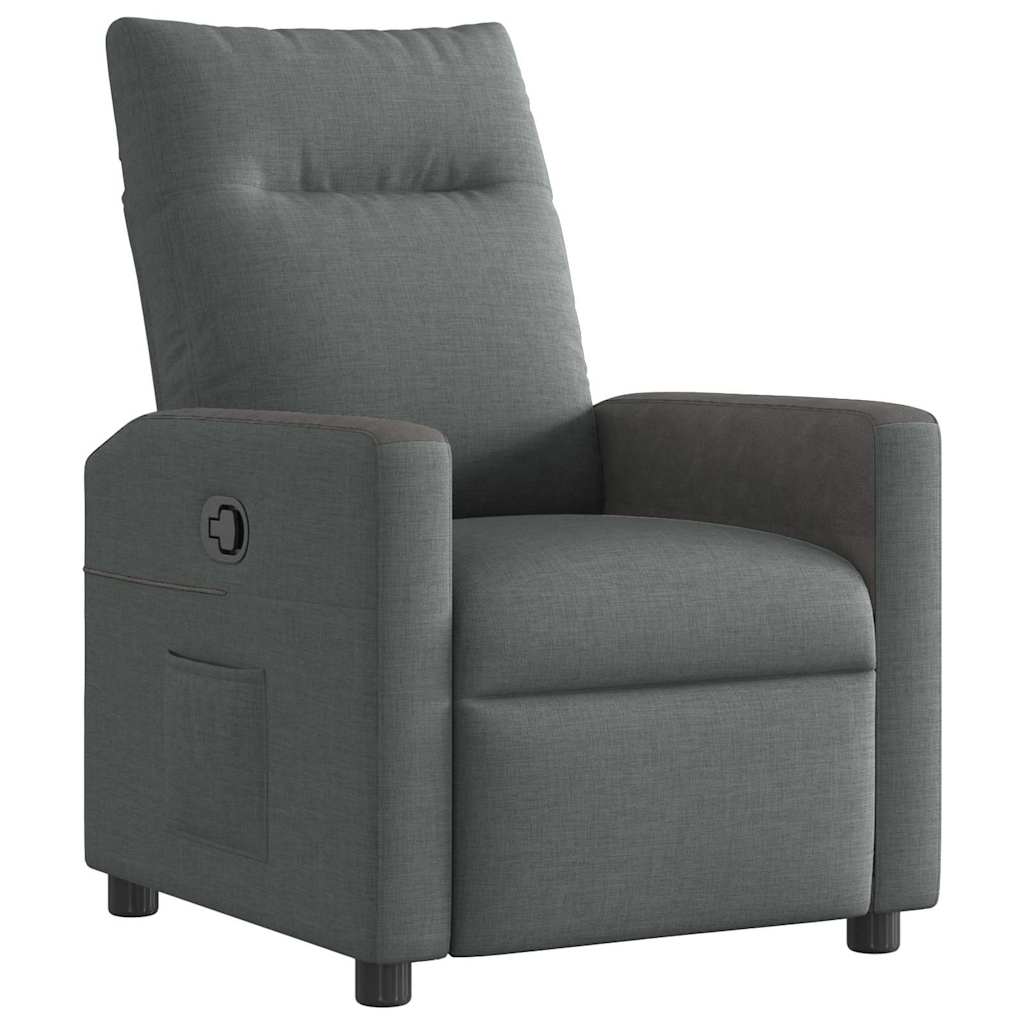 Reclinerstol Mørkegrå stoff