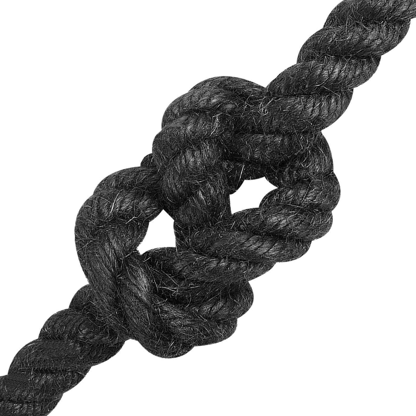Jute tau 12 Svart 100% Tossa jute