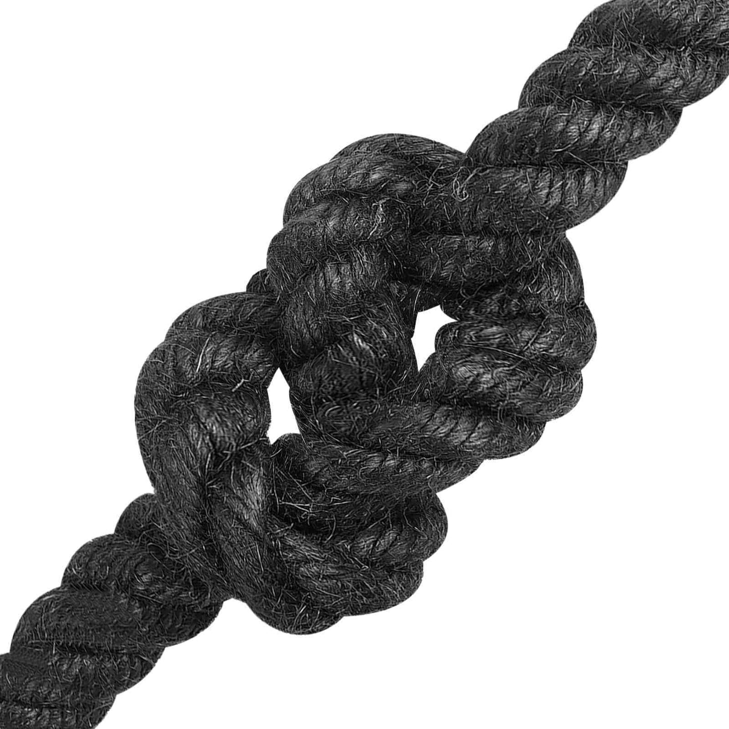 Jute tau 14 Svart 100% Tossa jute