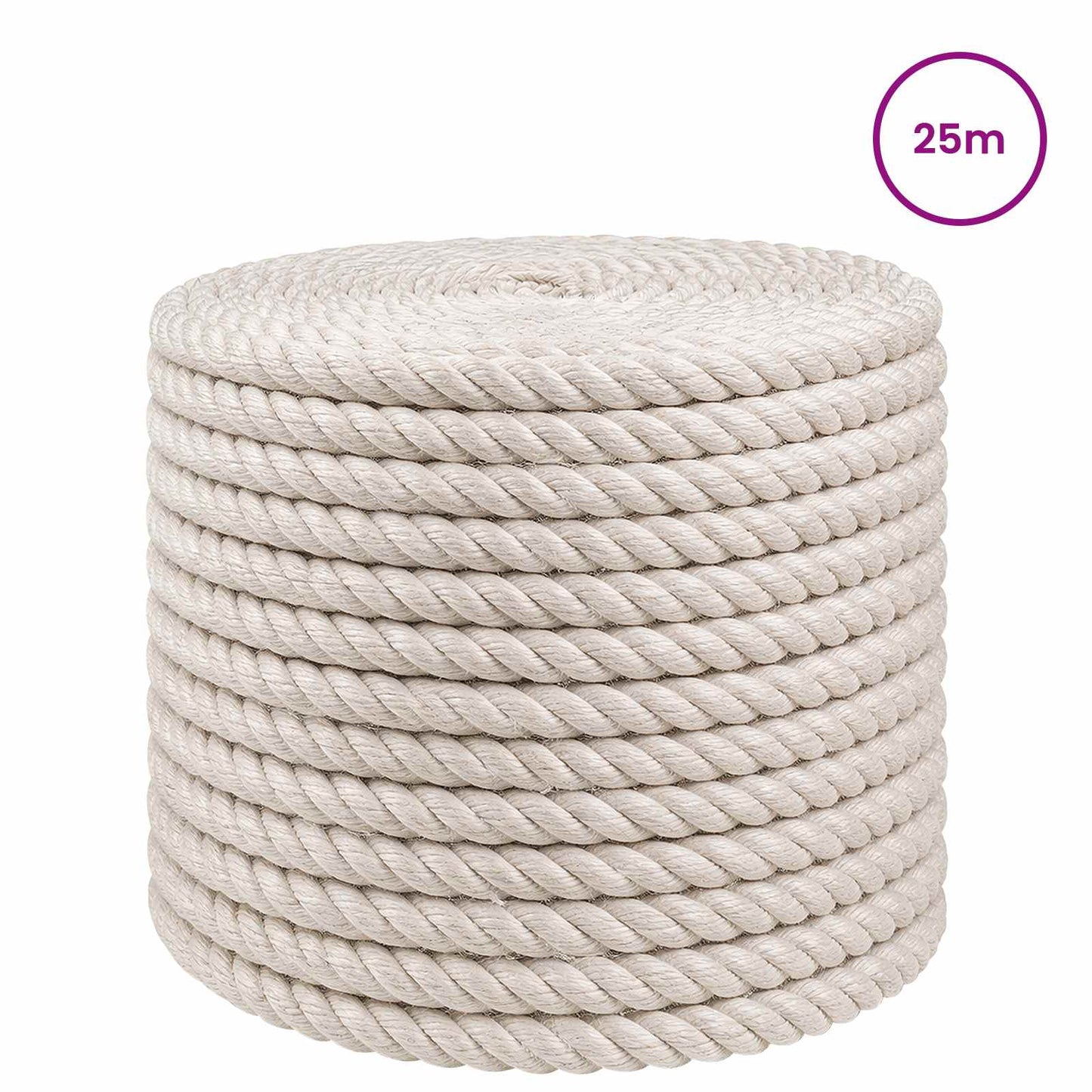 Jute tau 12 Hvit 100% Tossa jute