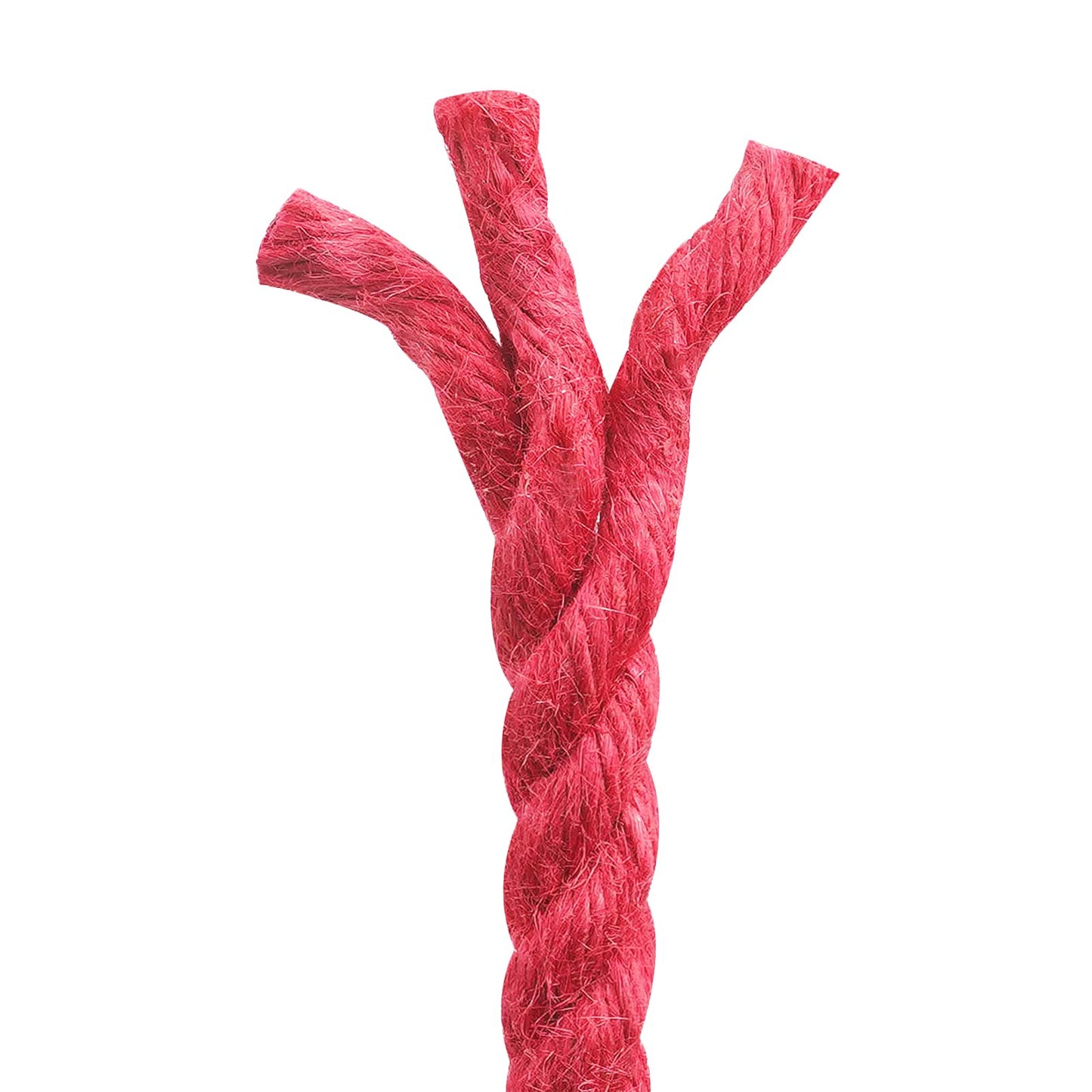 Jute tau Rød 100% Tossa jute