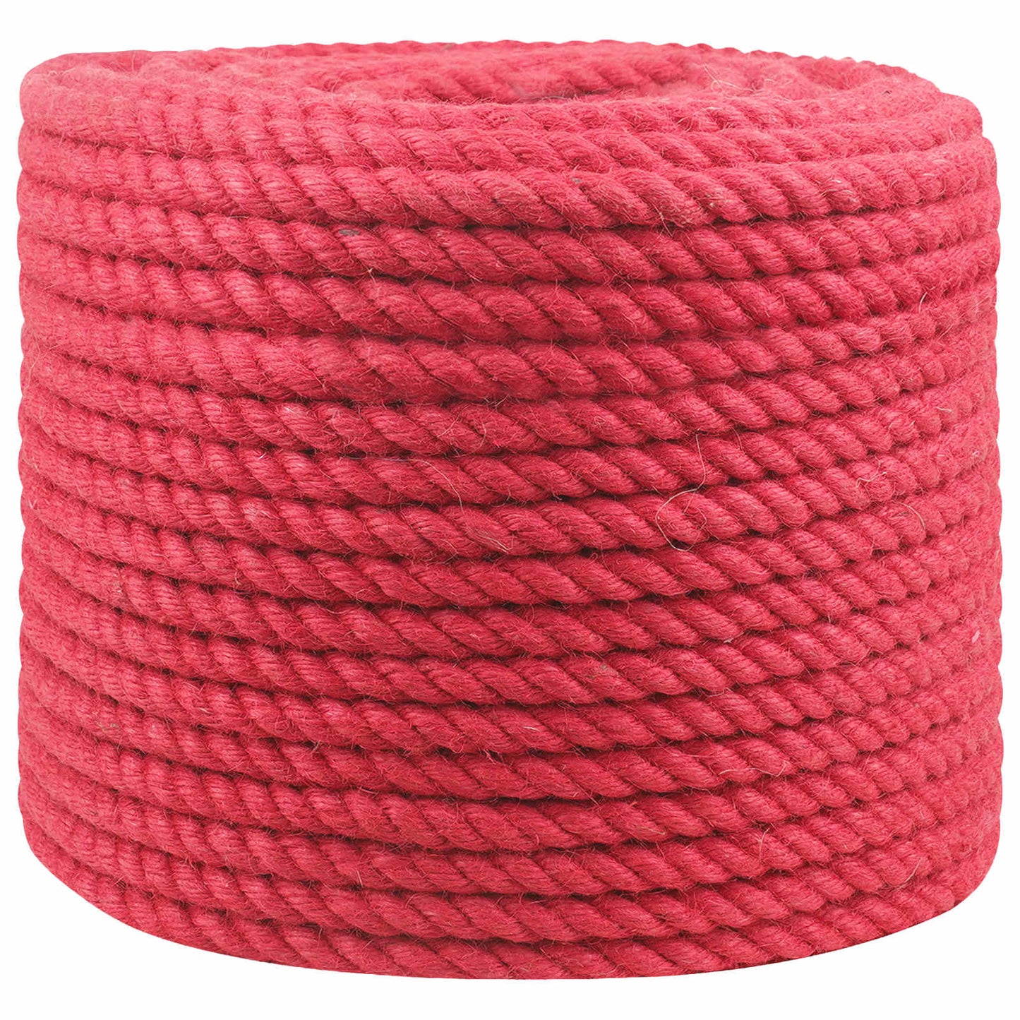 Jute tau Rød 100% Tossa jute