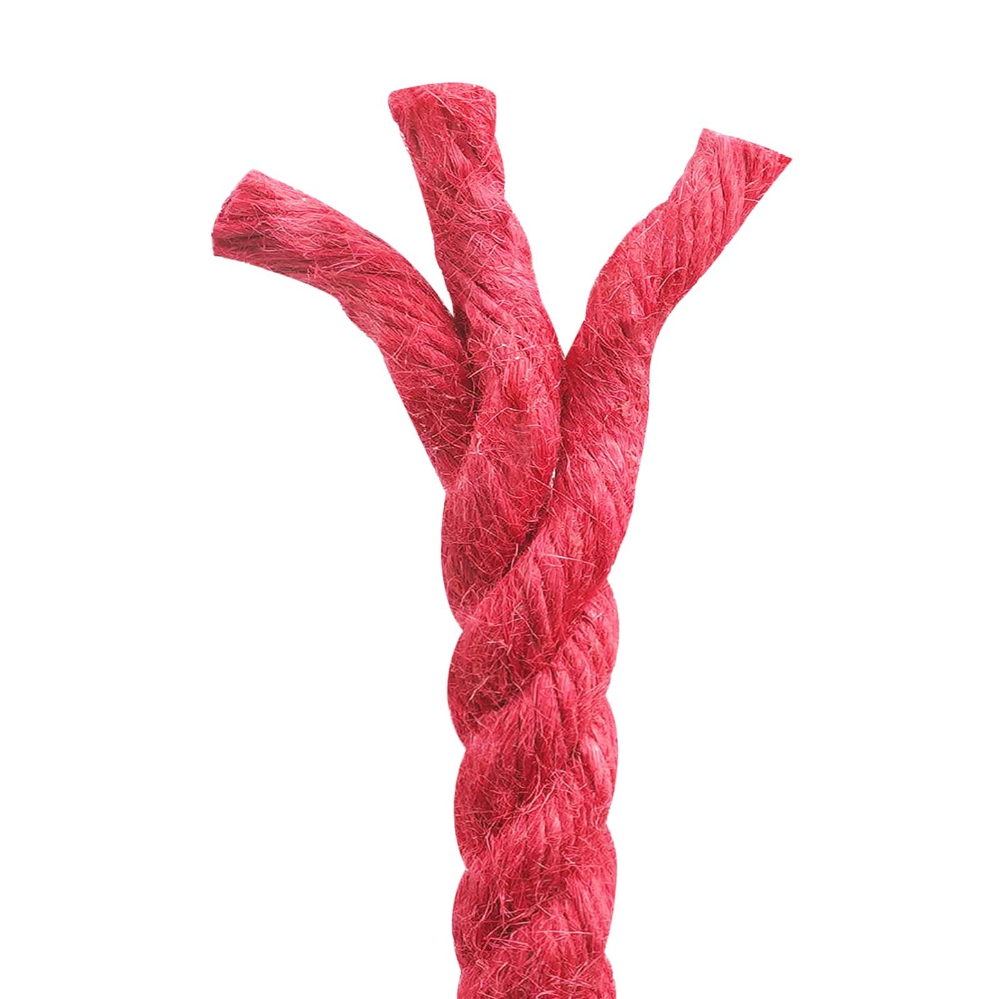 Jute tau Rød 100% Tossa jute