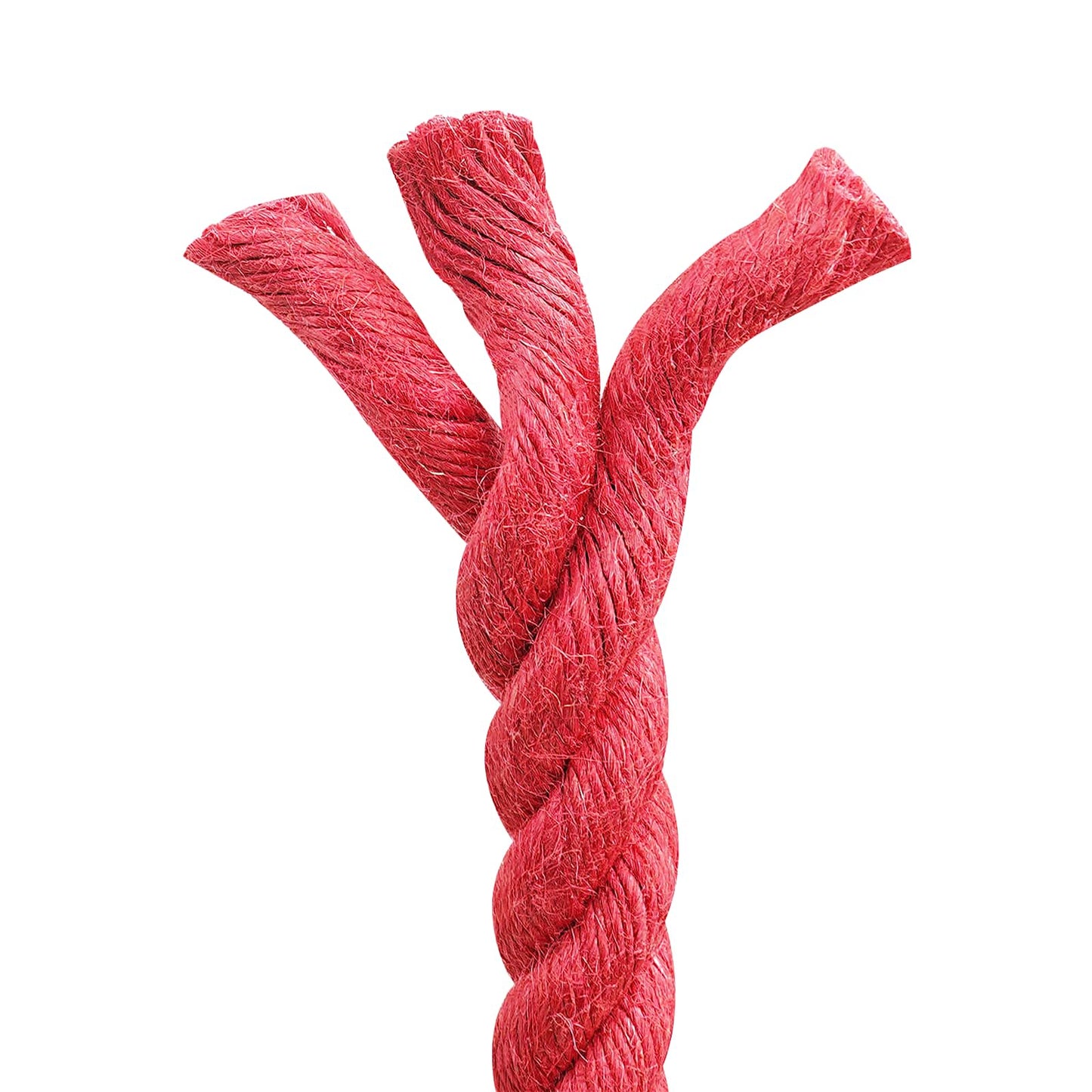 Jute tau Rød 100% Tossa jute