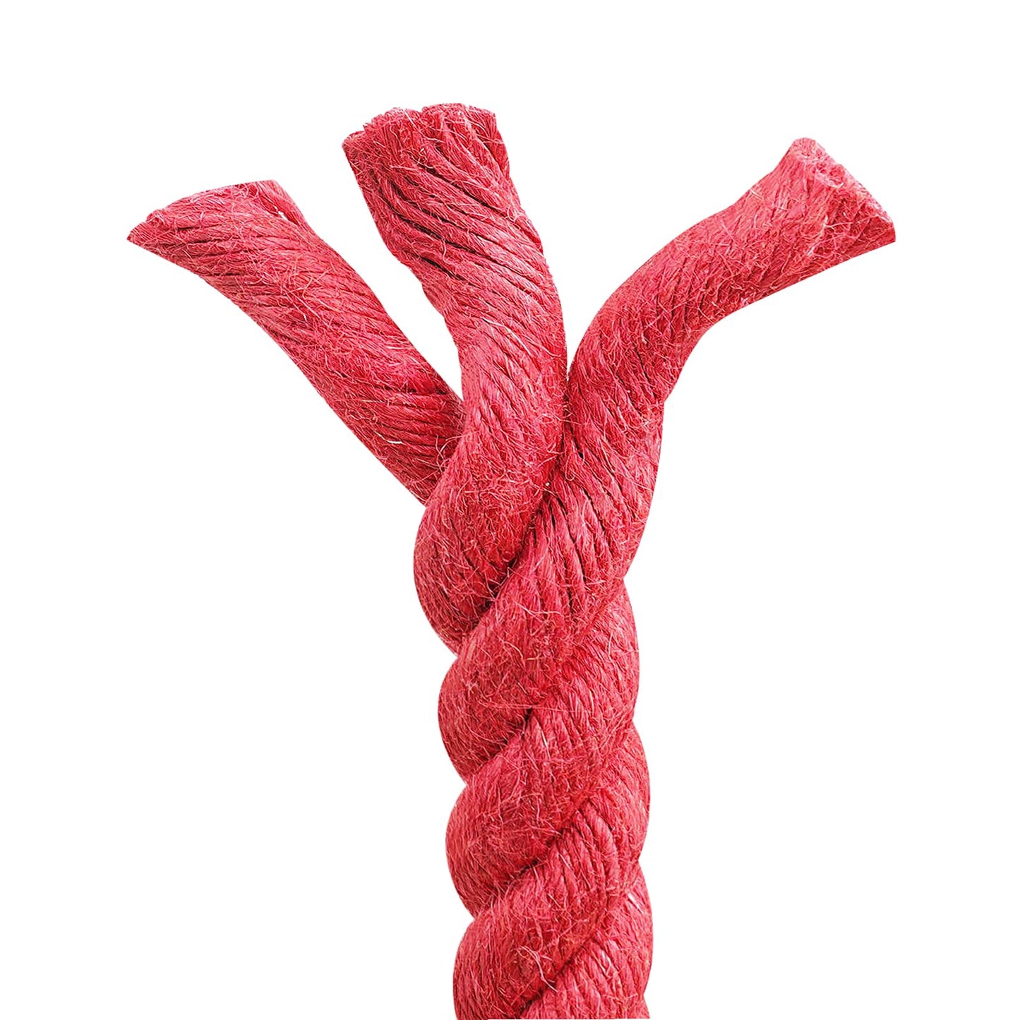 Jute tau Rød 100% Tossa jute