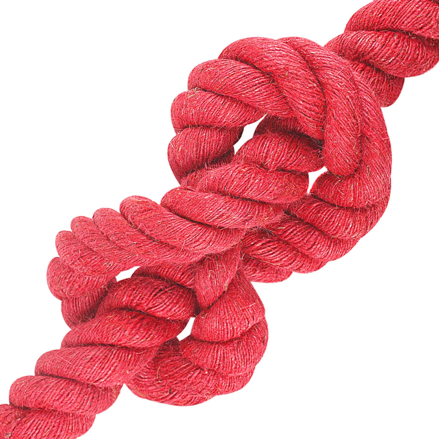 Jute tau Rød 100% Tossa jute