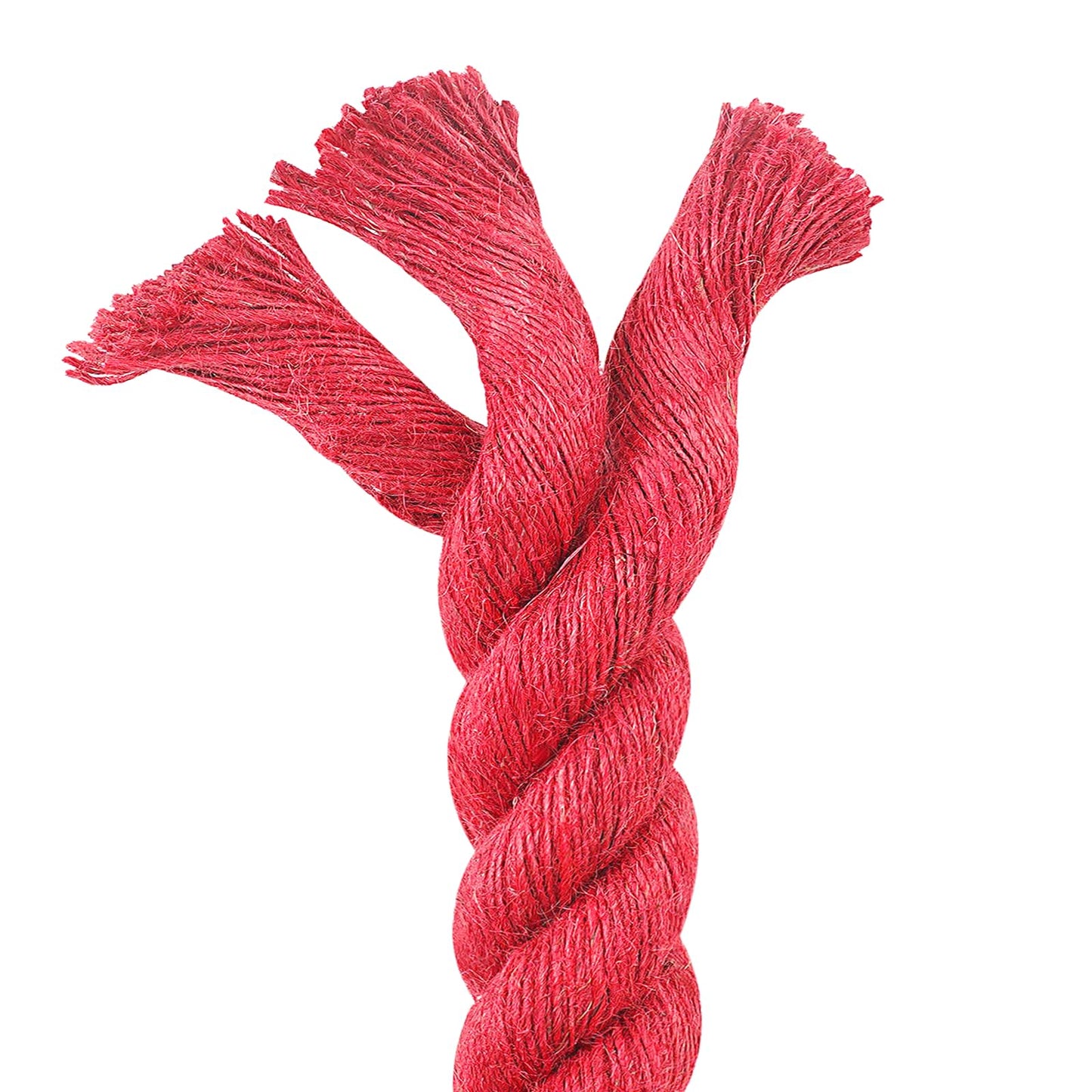 Jute tau Rød 100% Tossa jute