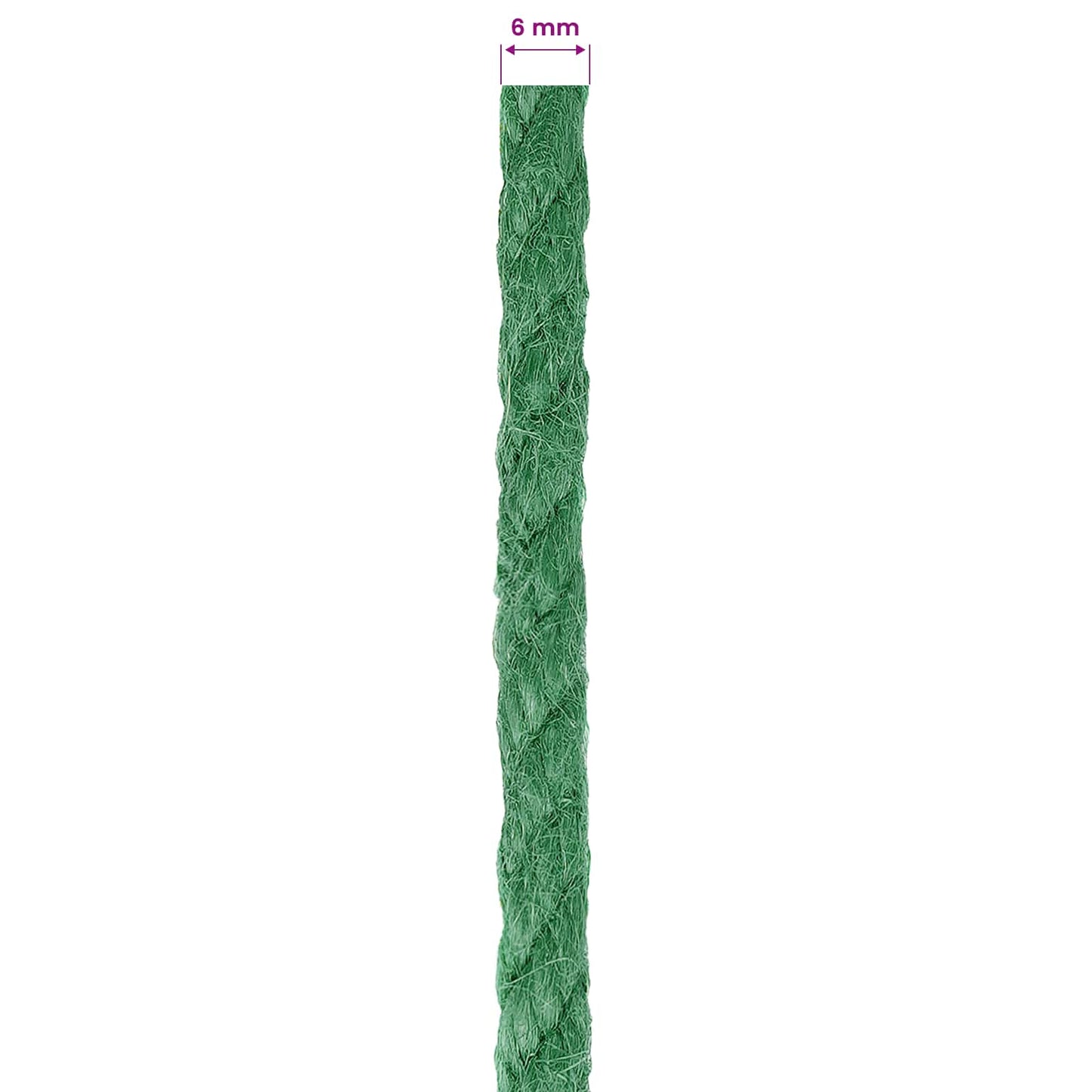 Jute tau Grønn 100% Tossa jute