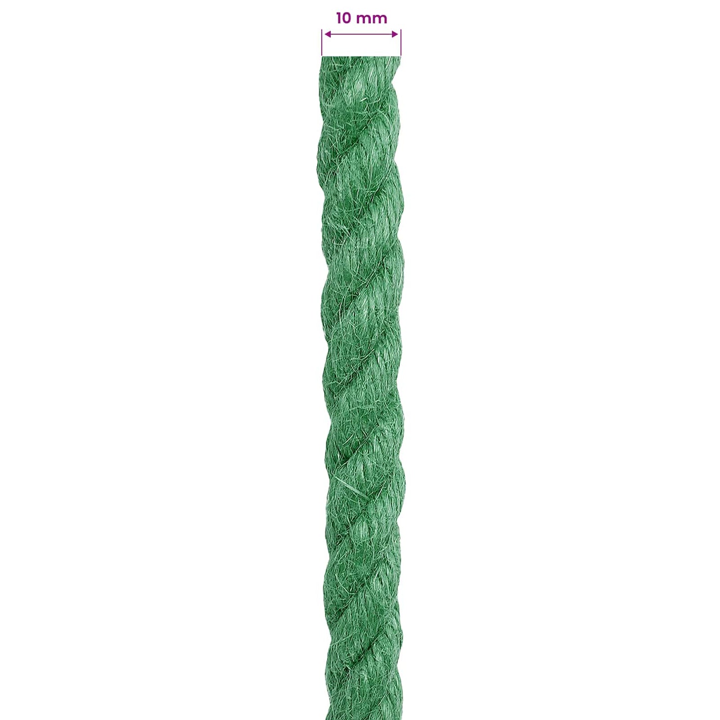 Jute tau Grønn 100% Tossa jute