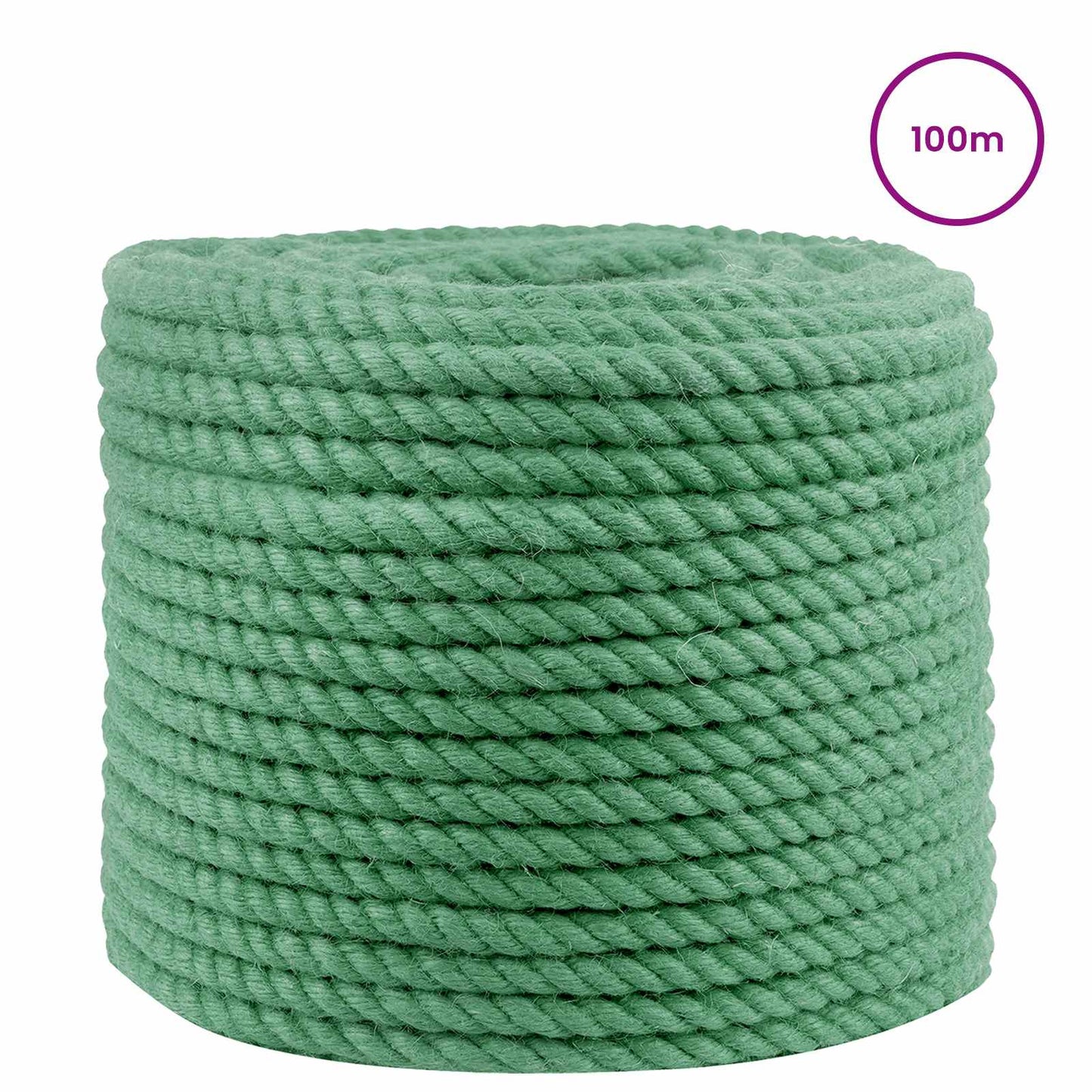 Jute tau Grønn 100% Tossa jute