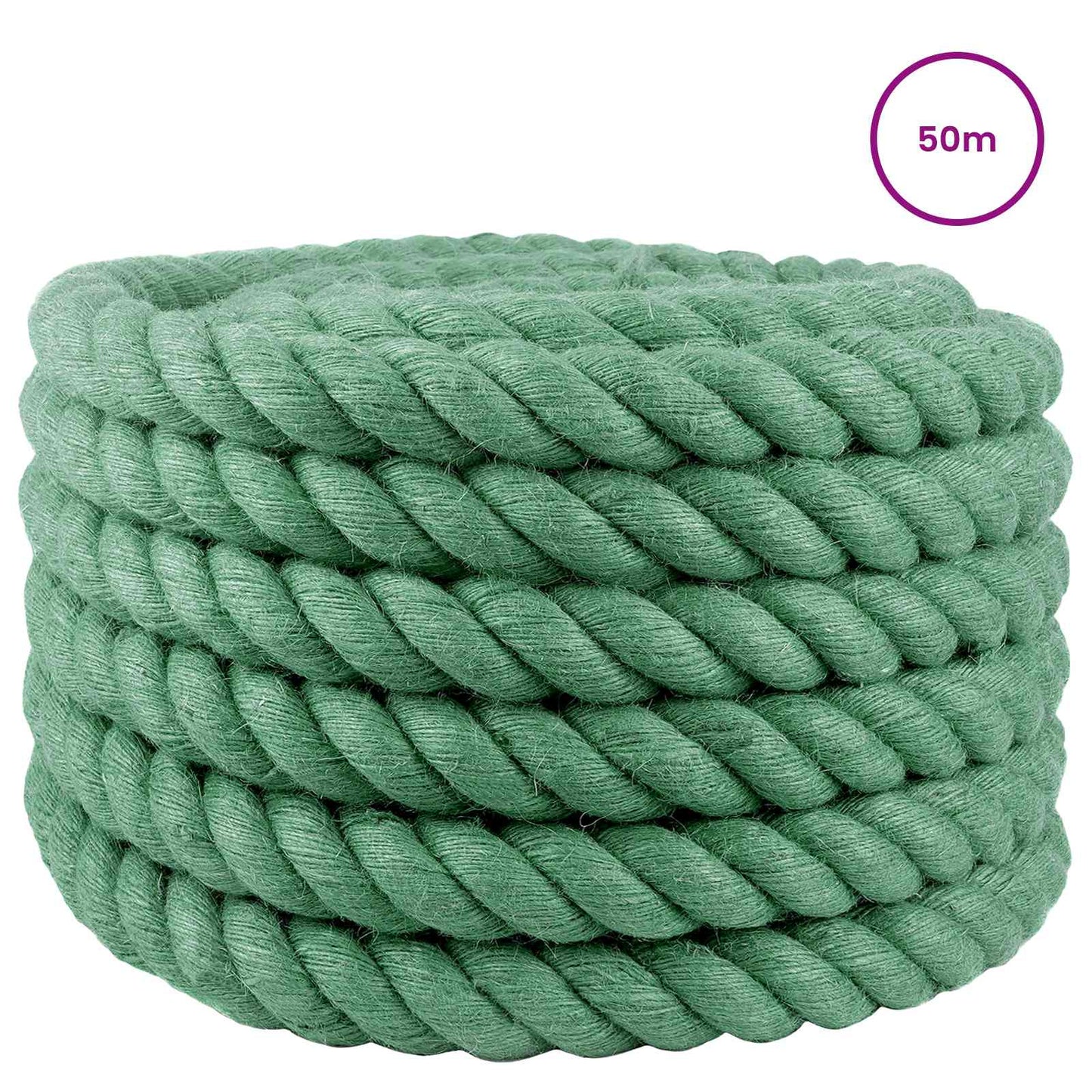 Jute tau Grønn 100% Tossa jute