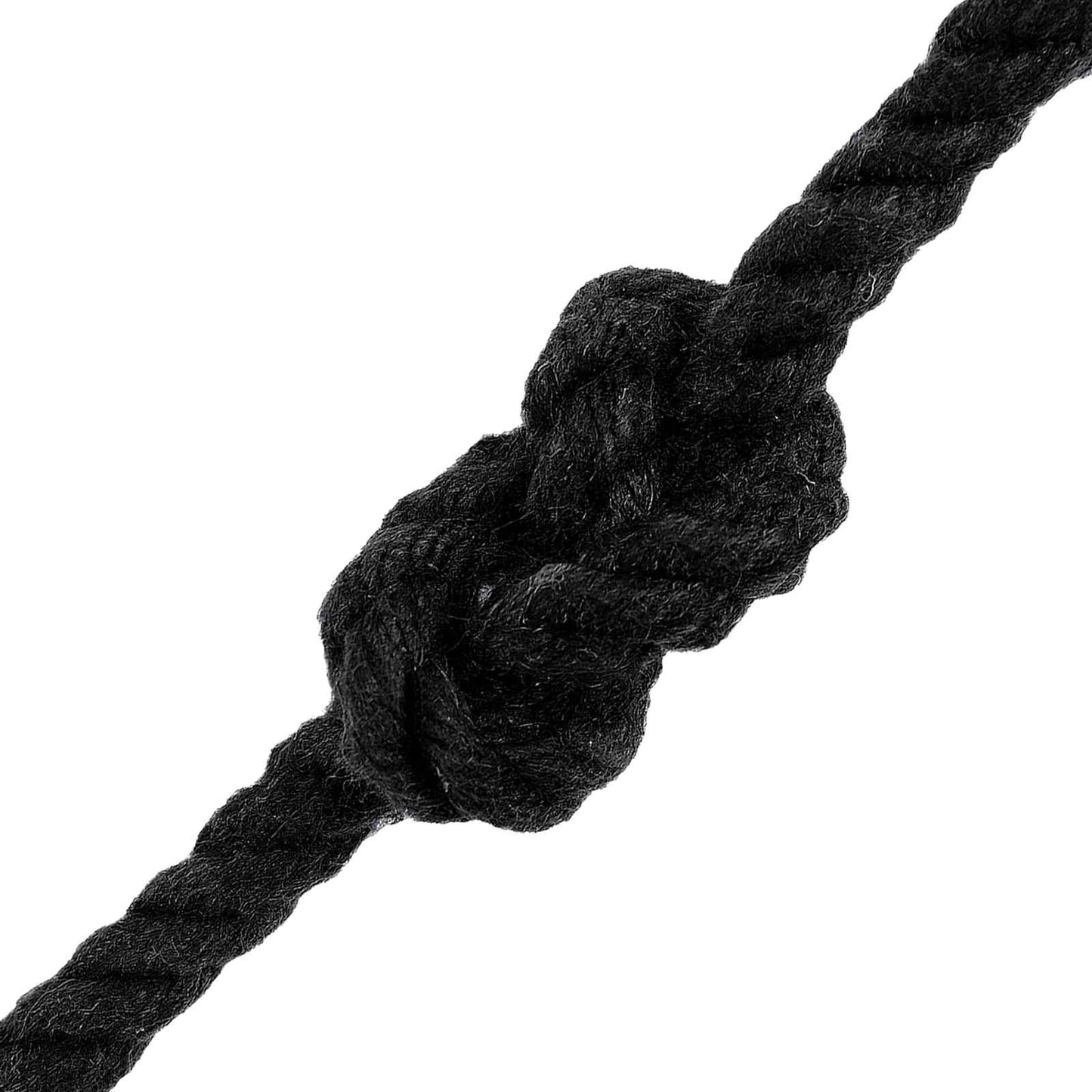 Tau Svart 0,4 x 0,4 x 25000 cm Bomull