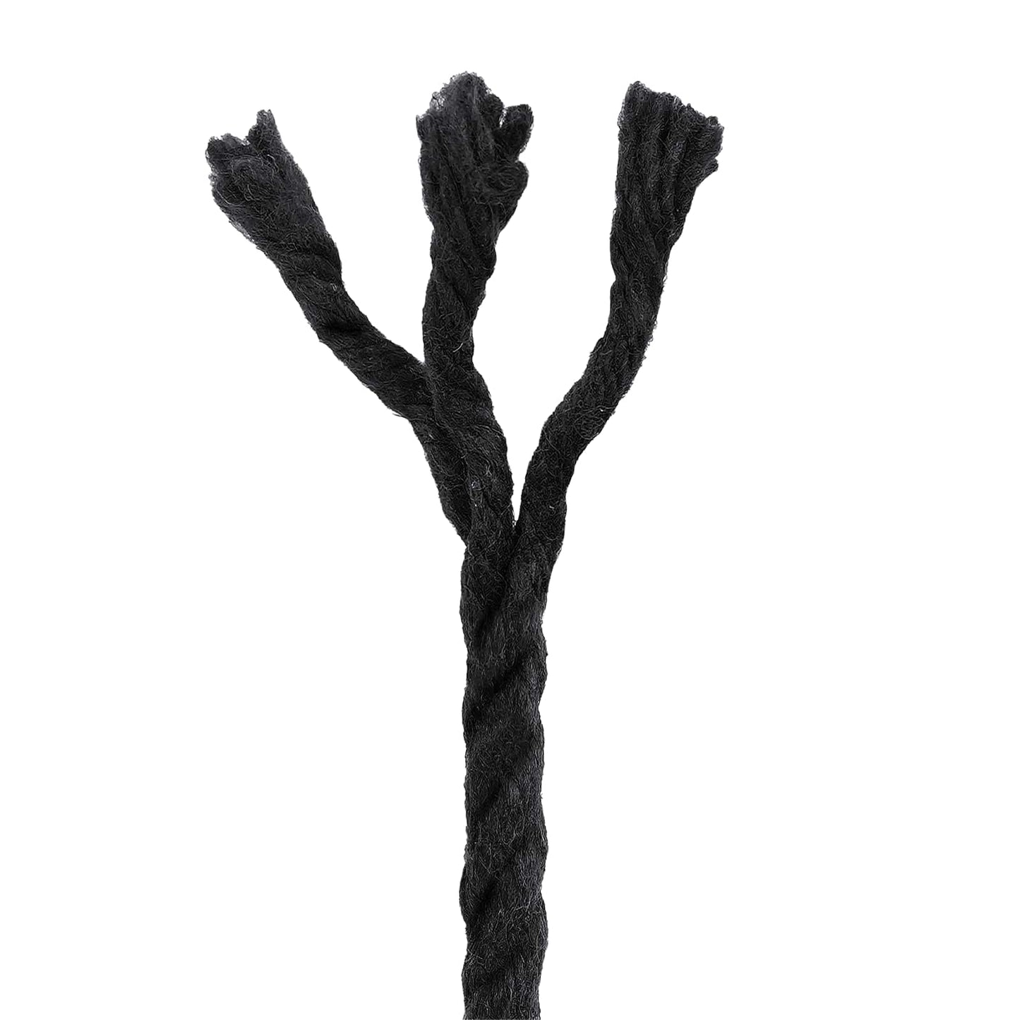 Tau Svart 0,6 x 0,6 x 2500 cm Bomull