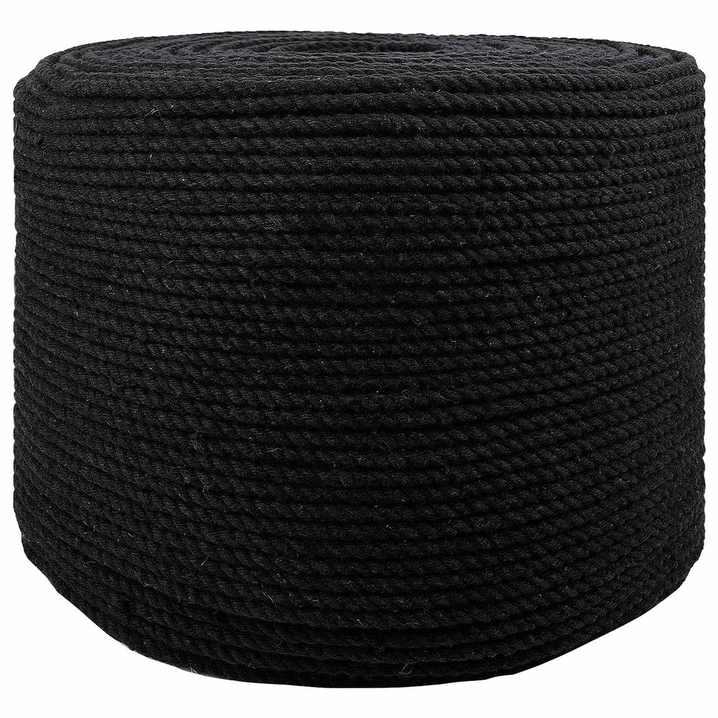 Tau Svart 0,8 x 0,8 x 2500 cm Bomull