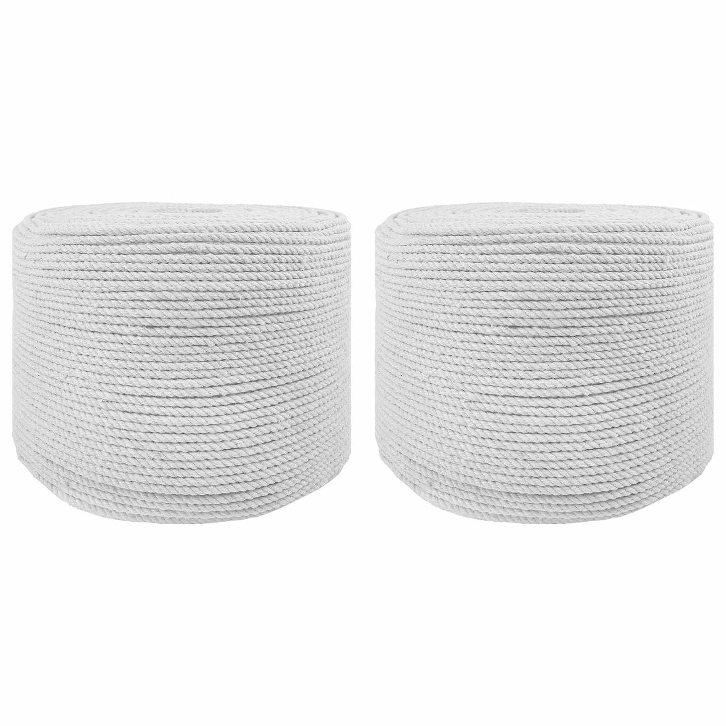 Tau 2 pcs Hvit Bomull